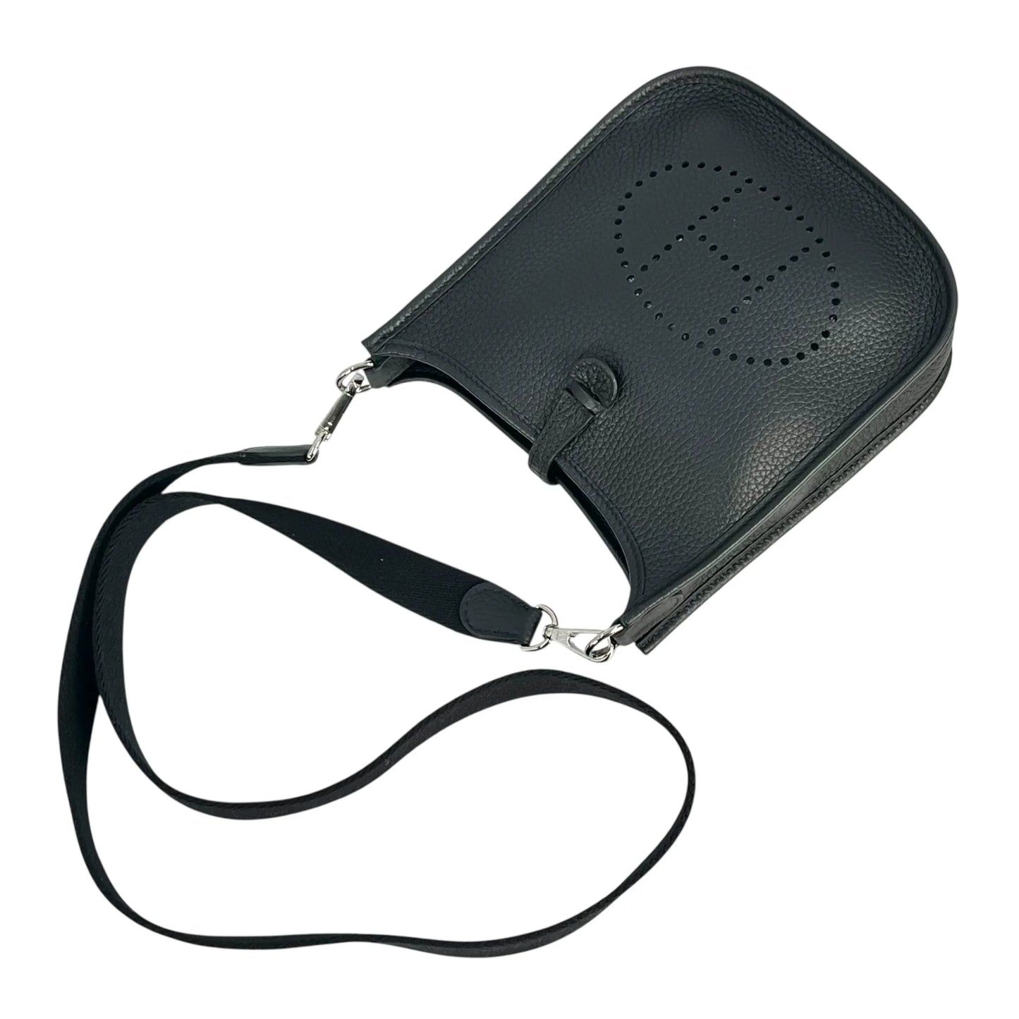 HERMES Evelyne TPM Taurillon Shoulder Bag - Black