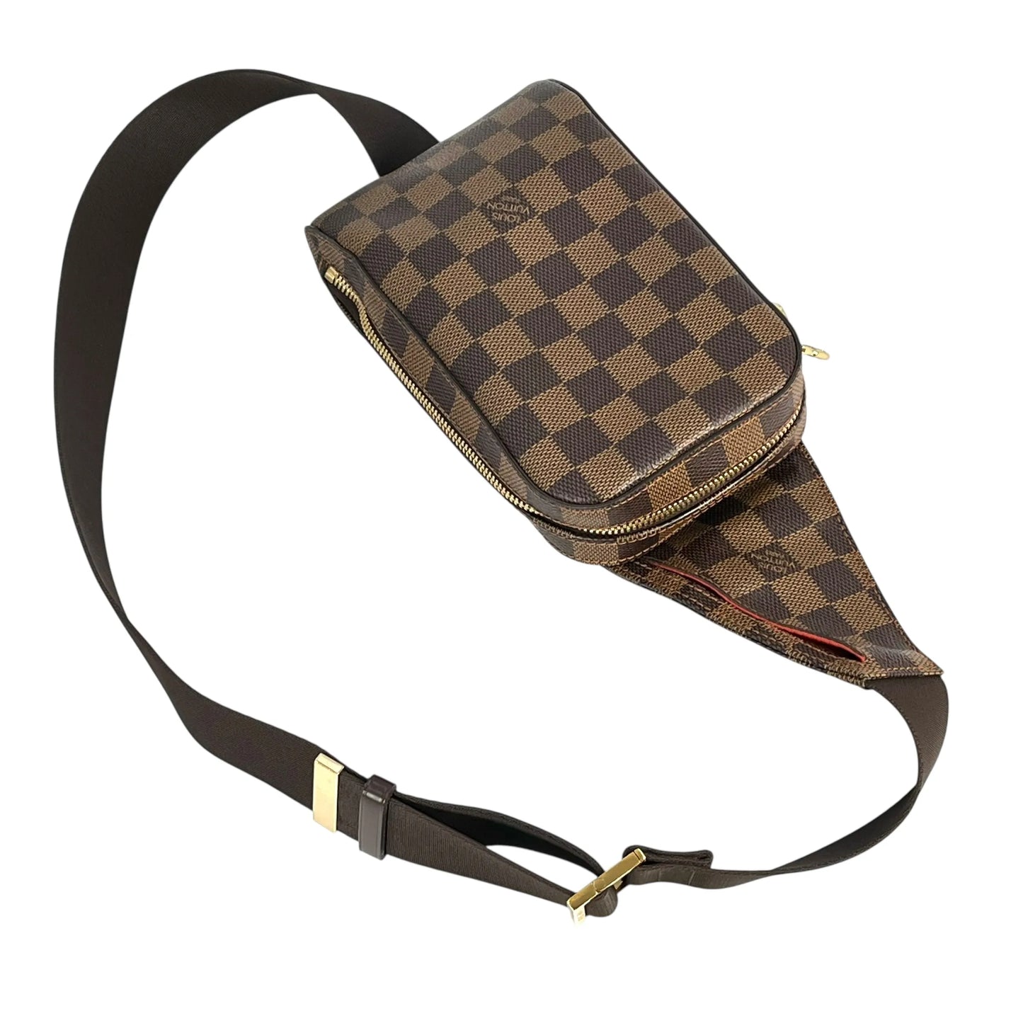 LOUIS VUITTON Geronimos Damier Ebene Waist Bag Body Bag - Brown