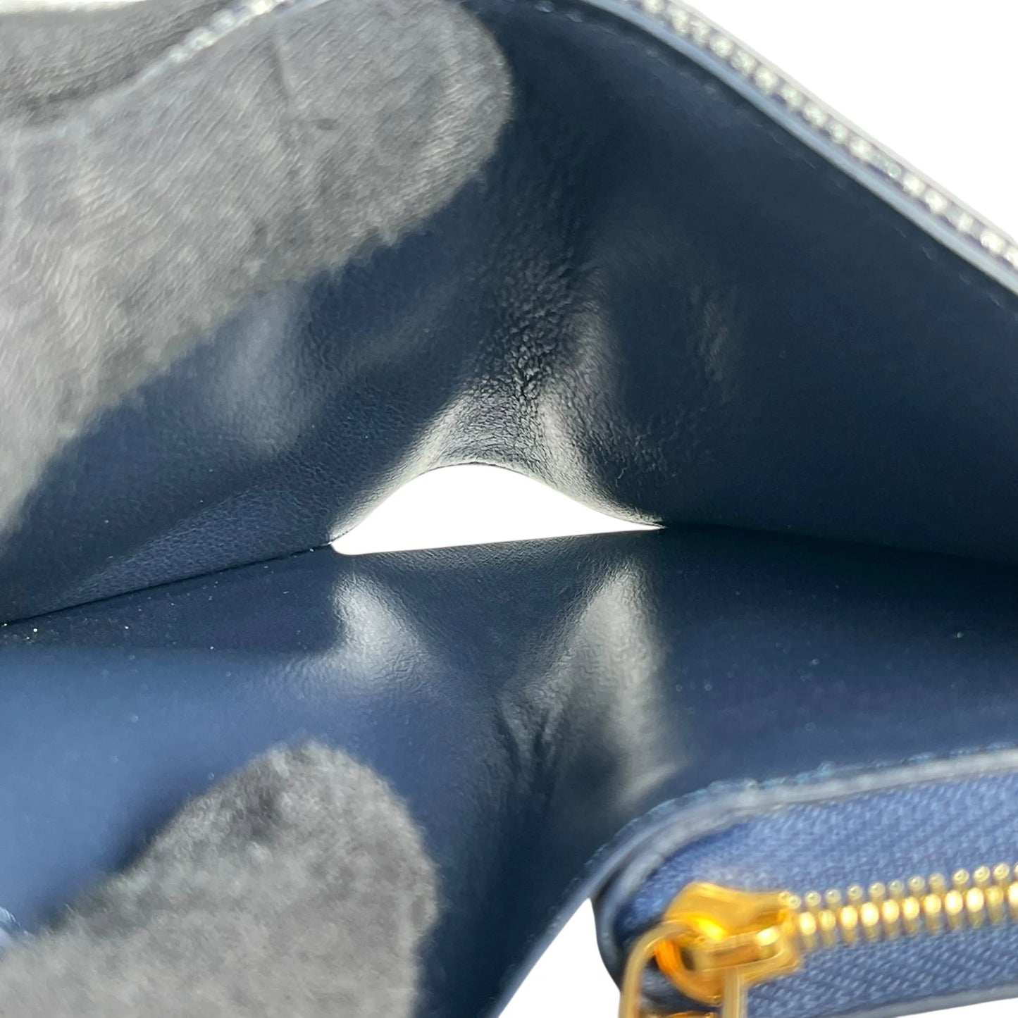 LOUIS VUITTON Portefeuille Lou Monogram Compact Wallet - Navy