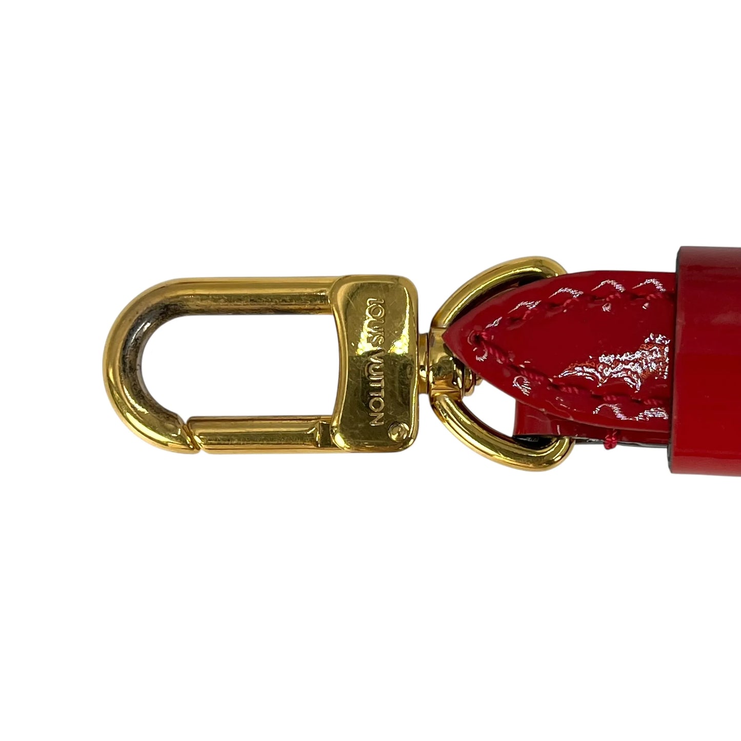 LOUIS VUITTON Vernis Shoulder Strap - Red