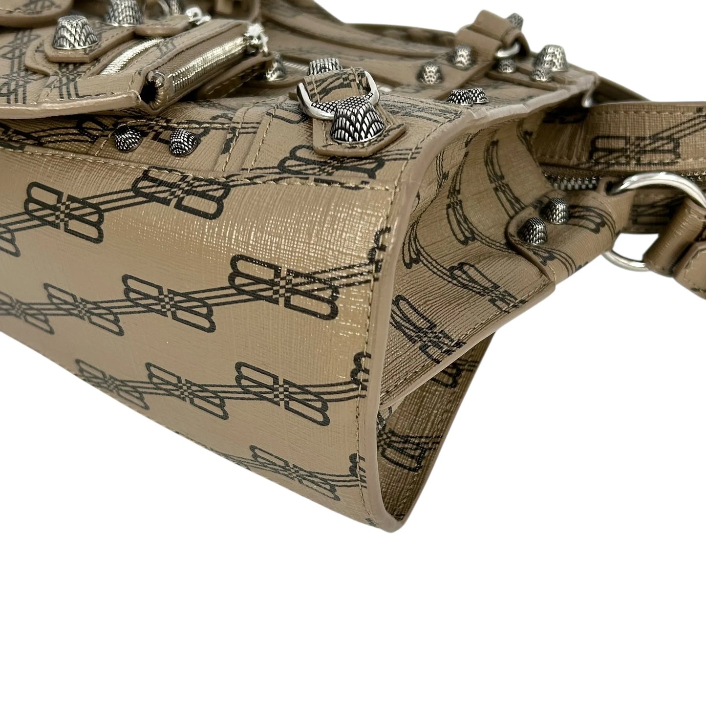 BALENCIAGA Neo Cagole City XS Hand Bag Shoulder Bag - Brown