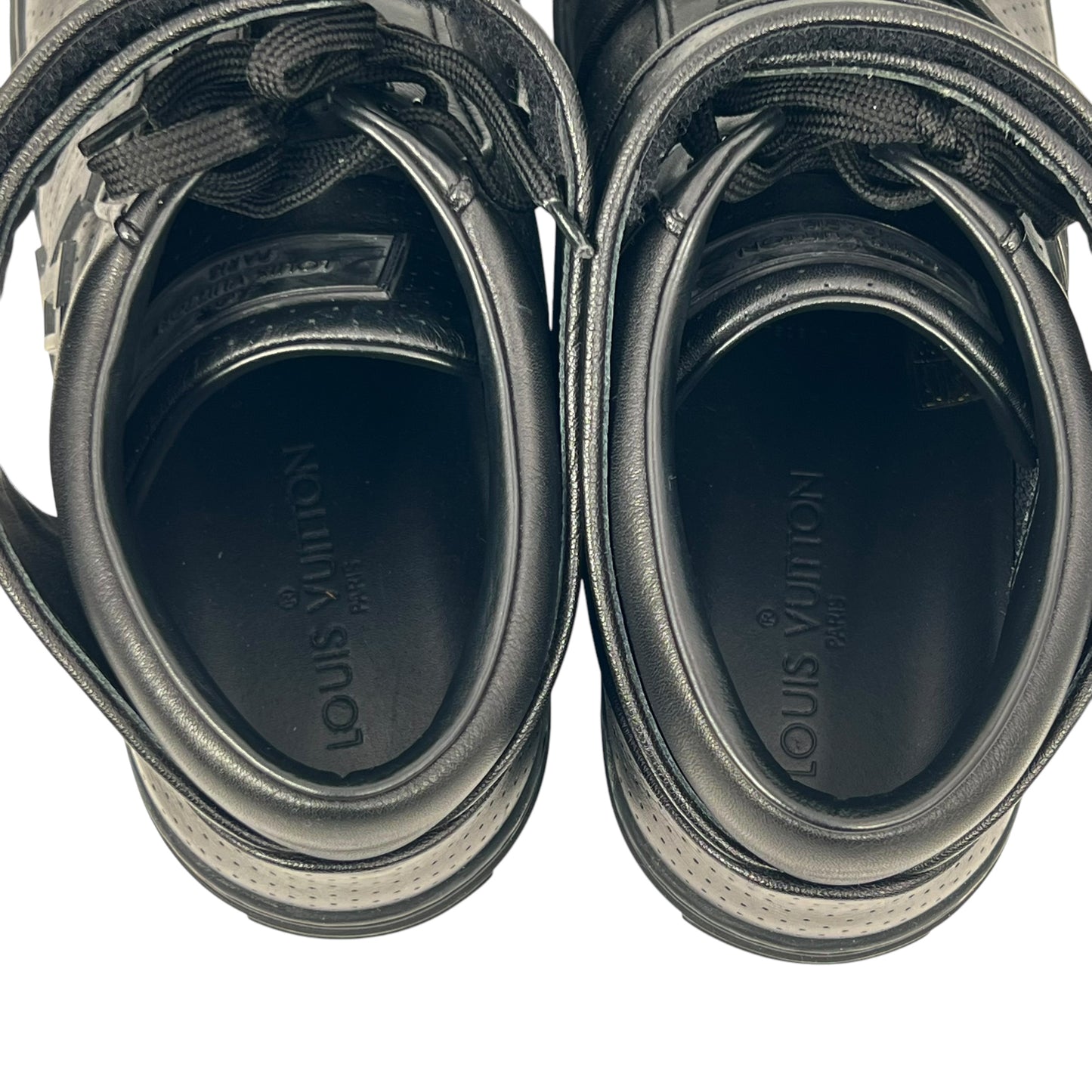 Louis Vuitton Black Leather Sneakers Men’s