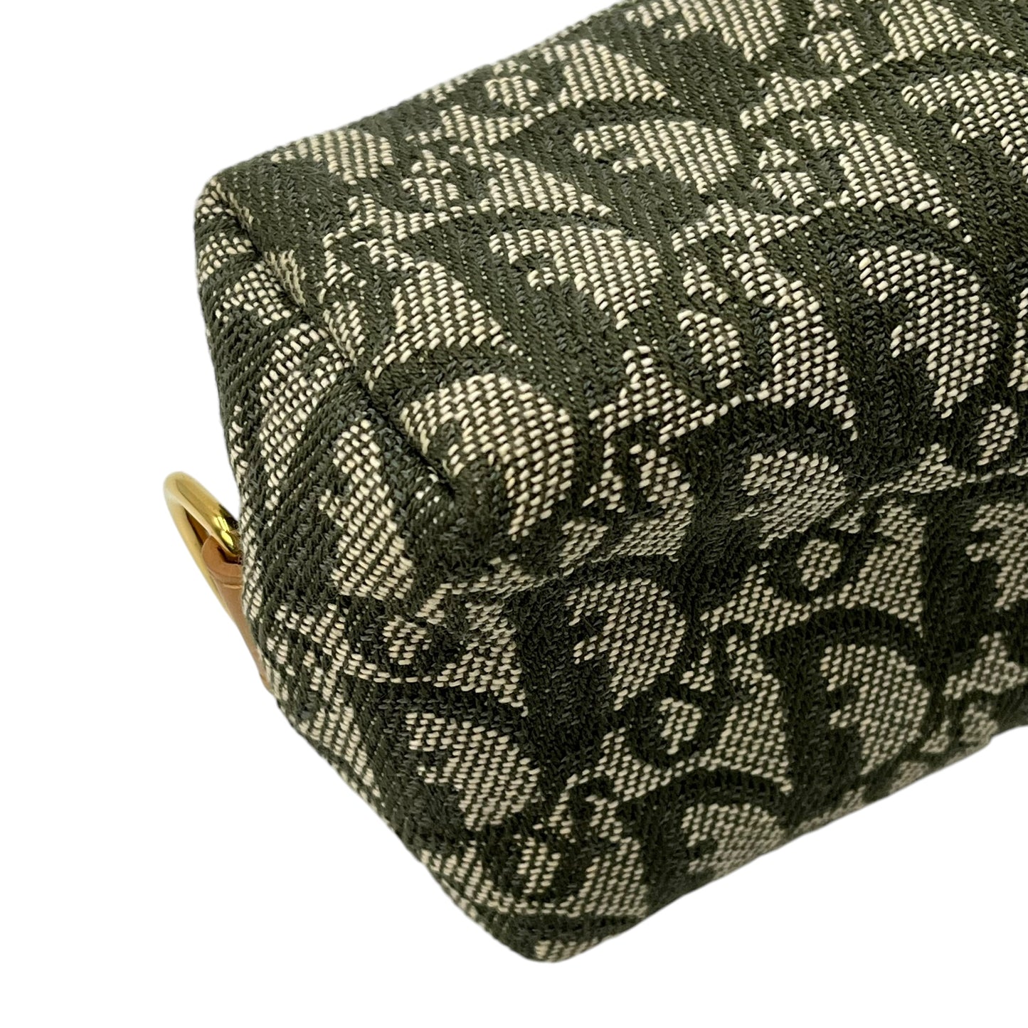 Dior Trotter Canvas Pouch Olive Green
