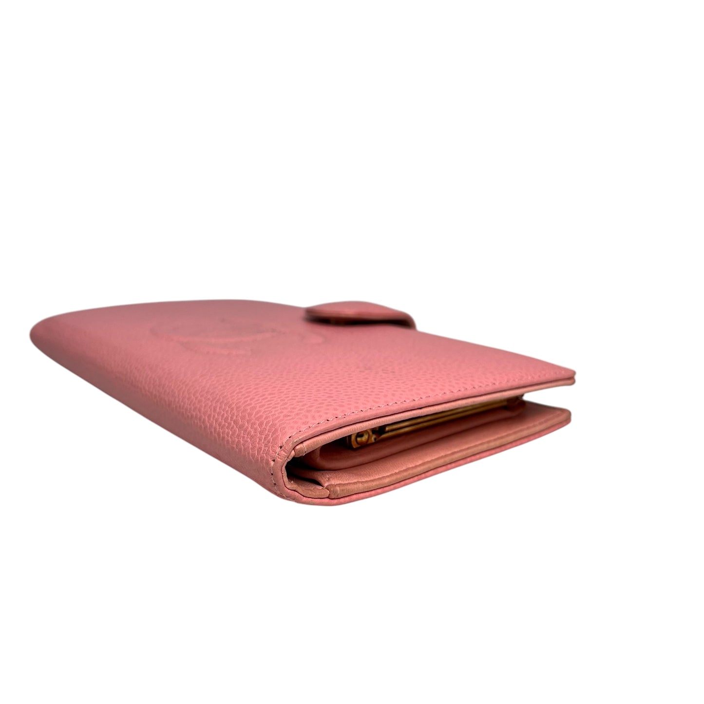 CHANEL Pink Coco Long Wallet