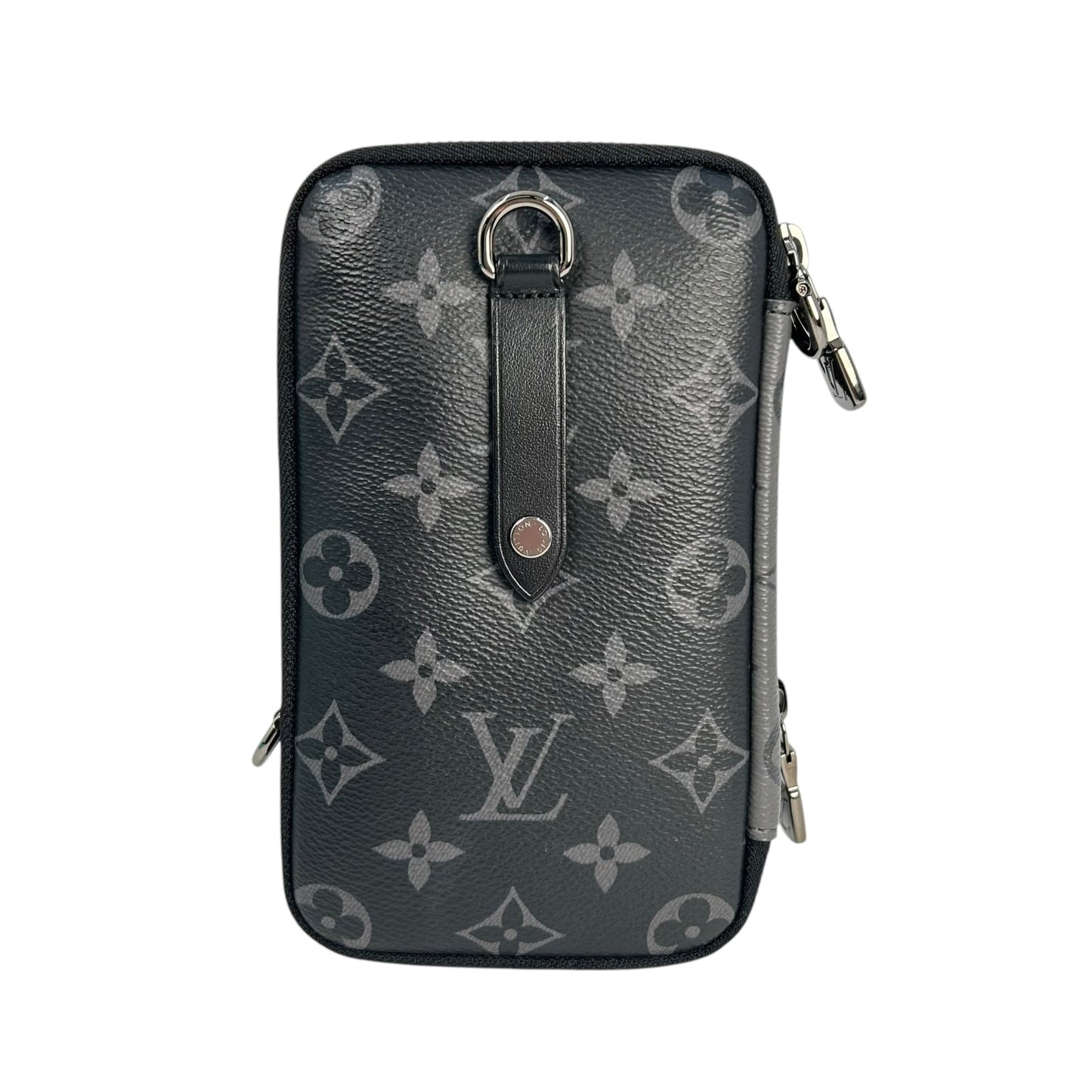 Louis Vuitton Double Phone Pouch Rev erse Monogram Eclipse