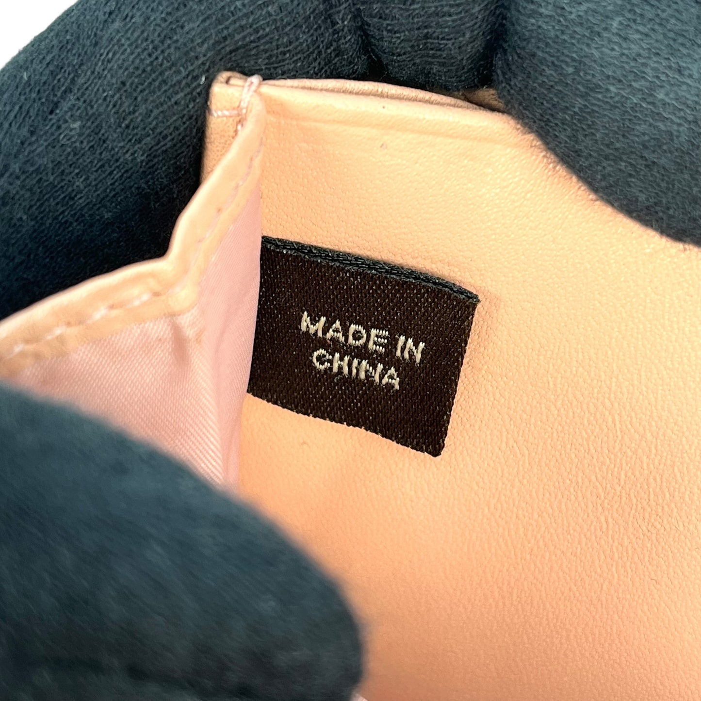 COACH Madison gathered leather zip around wallet