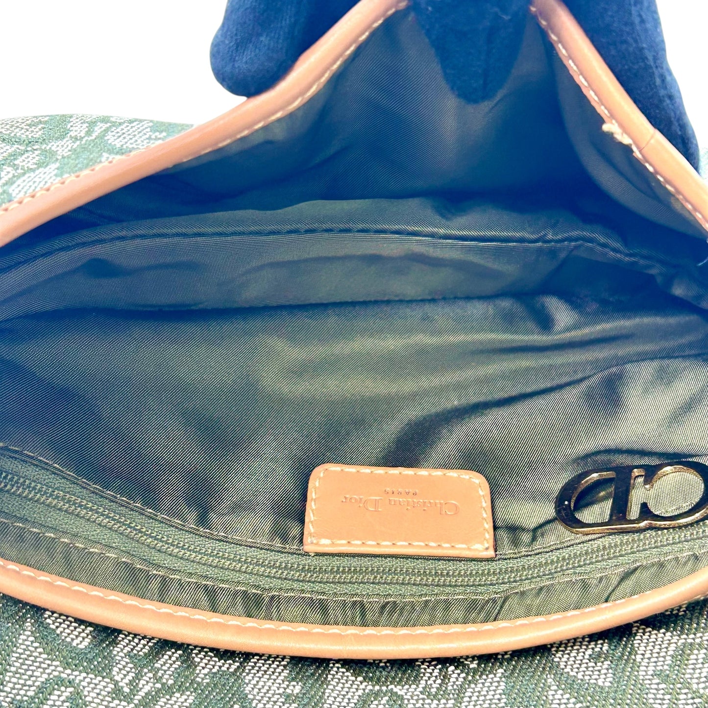 Dior Saddle Trotte canvas Shoulder Bag