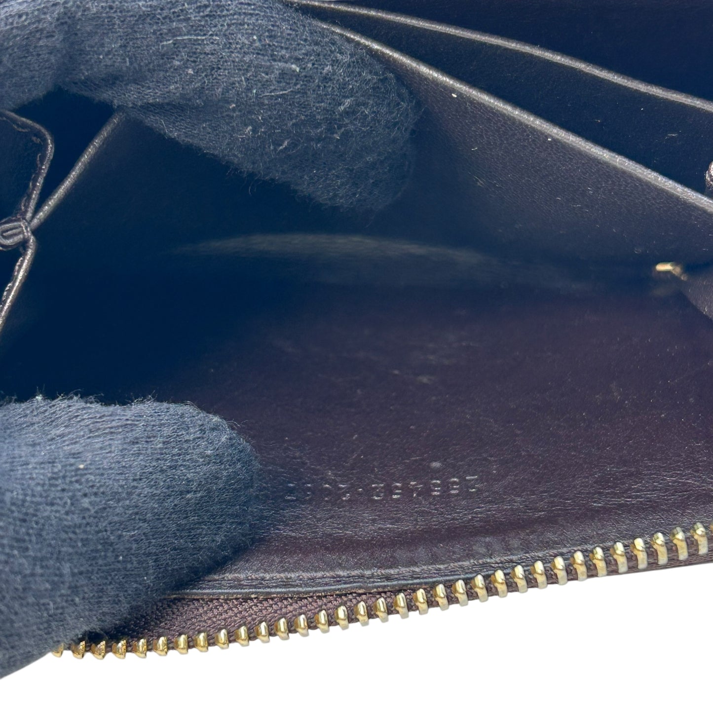 GUCCI Guccissima Coin Purse Wallet - Darkbrown