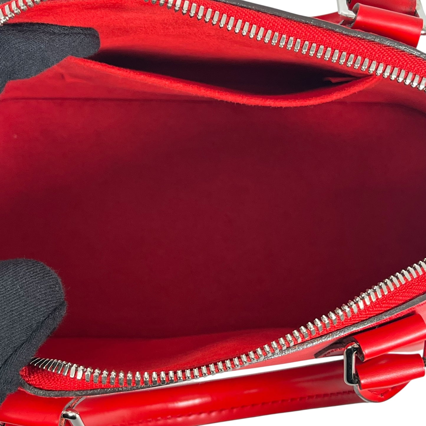 Louis Vuitton Epi Alma BB Hand Bag - Red