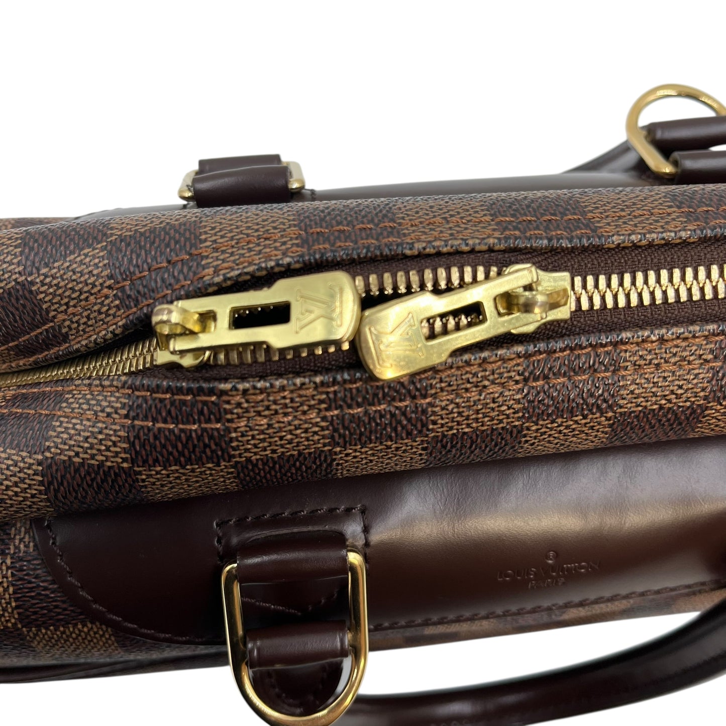 Louis Vuitton Damier Deauville Bowling Vanity Hand Bag