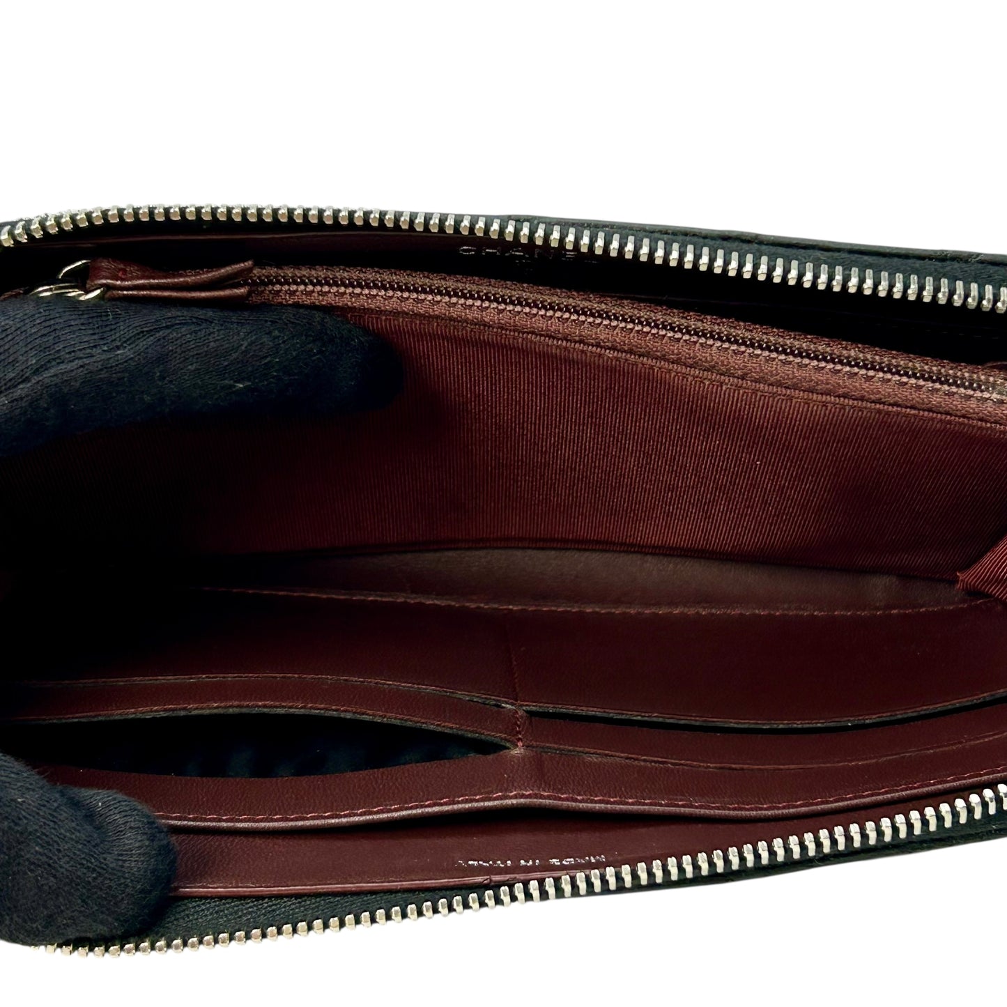 CHANEL Cambon Line Long Wallet - Black