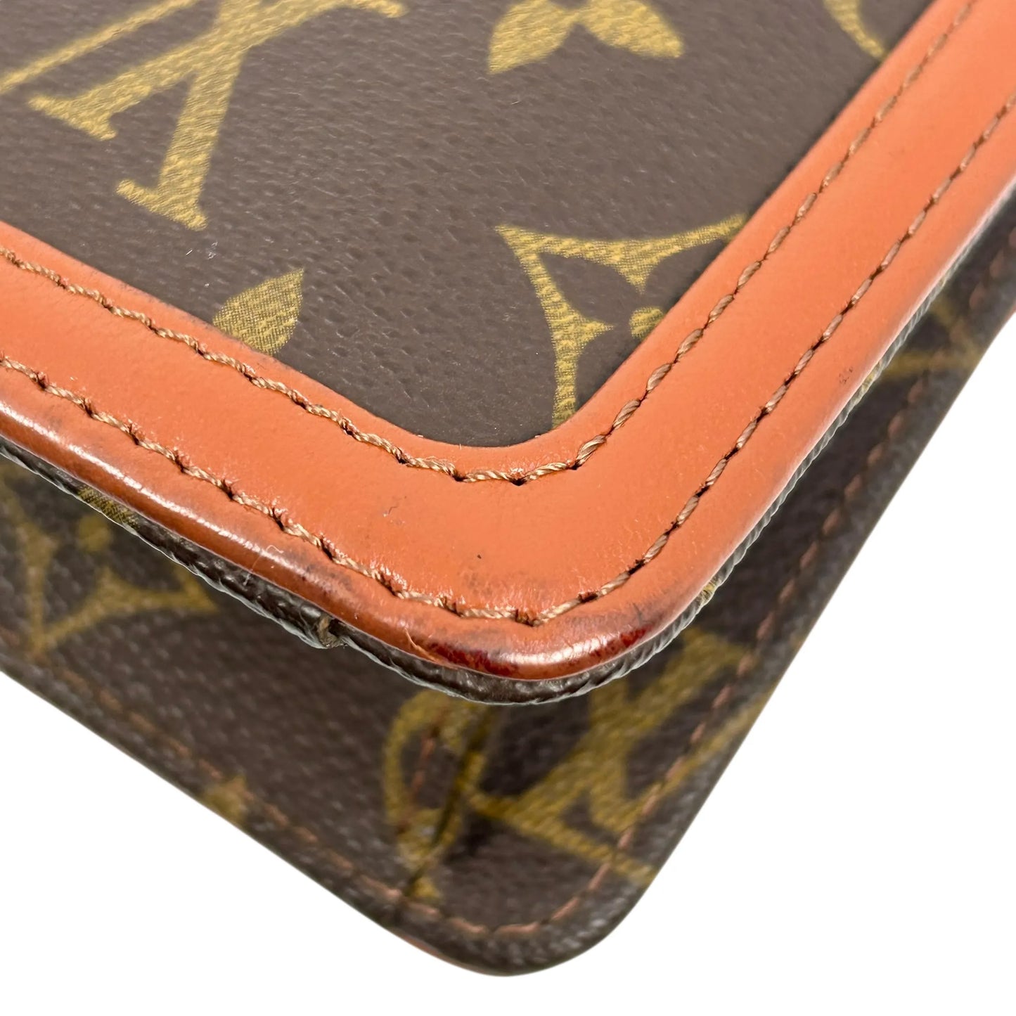 Louis Vuitton Monogram Pochette Dame Clutch Bag - Brown