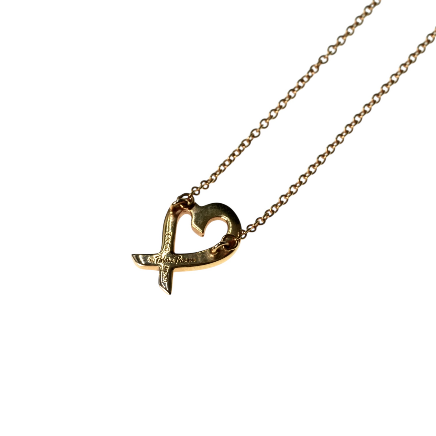 Tiffany Loving Heart Pendant Necklace