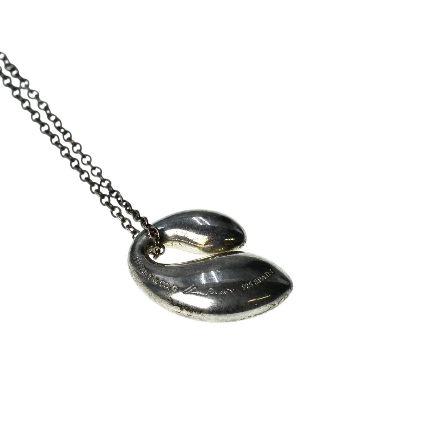 Tiffany Double Teardrop Pendant Necklace