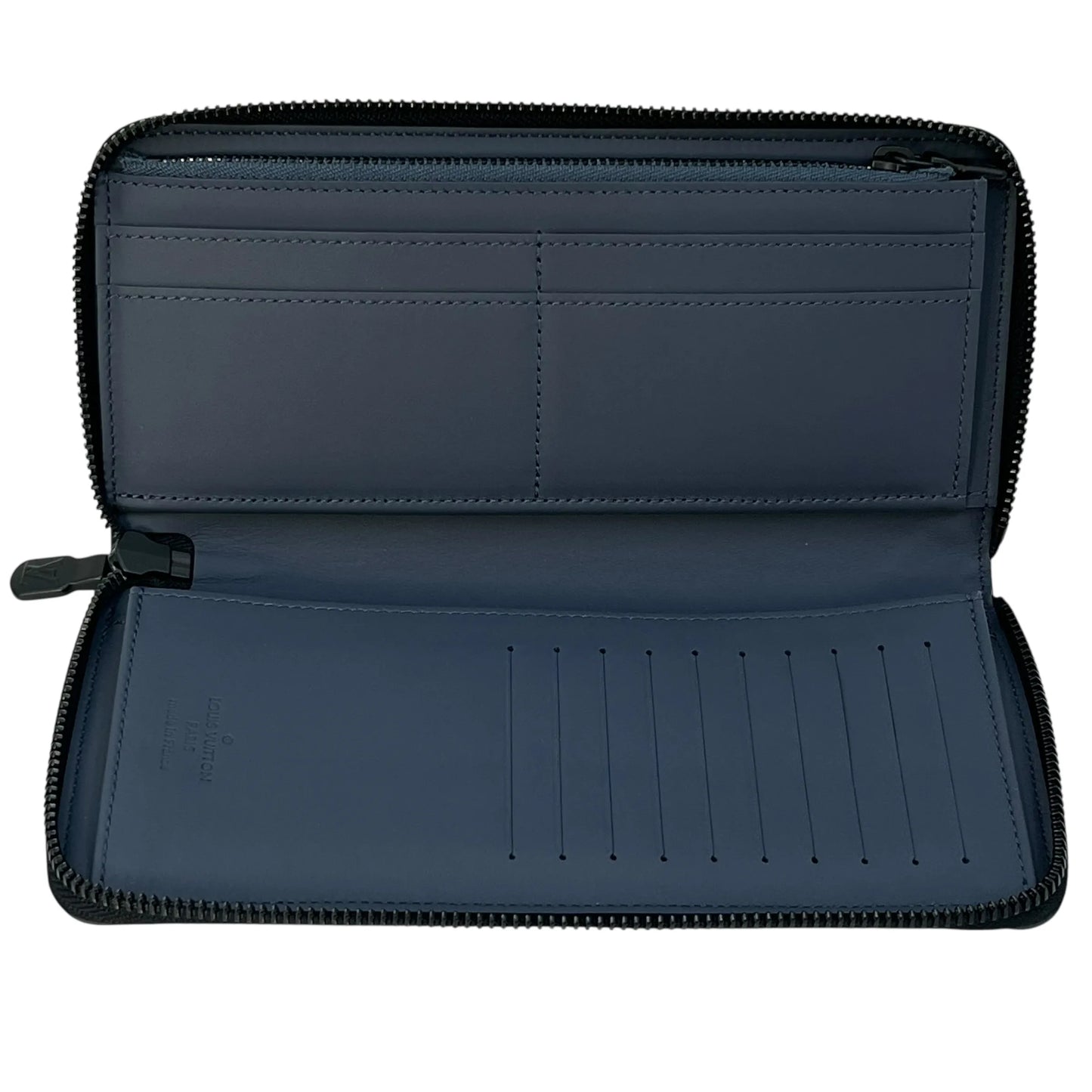 Louis Vuitton Vertical Zippy Long Wallet - Navy