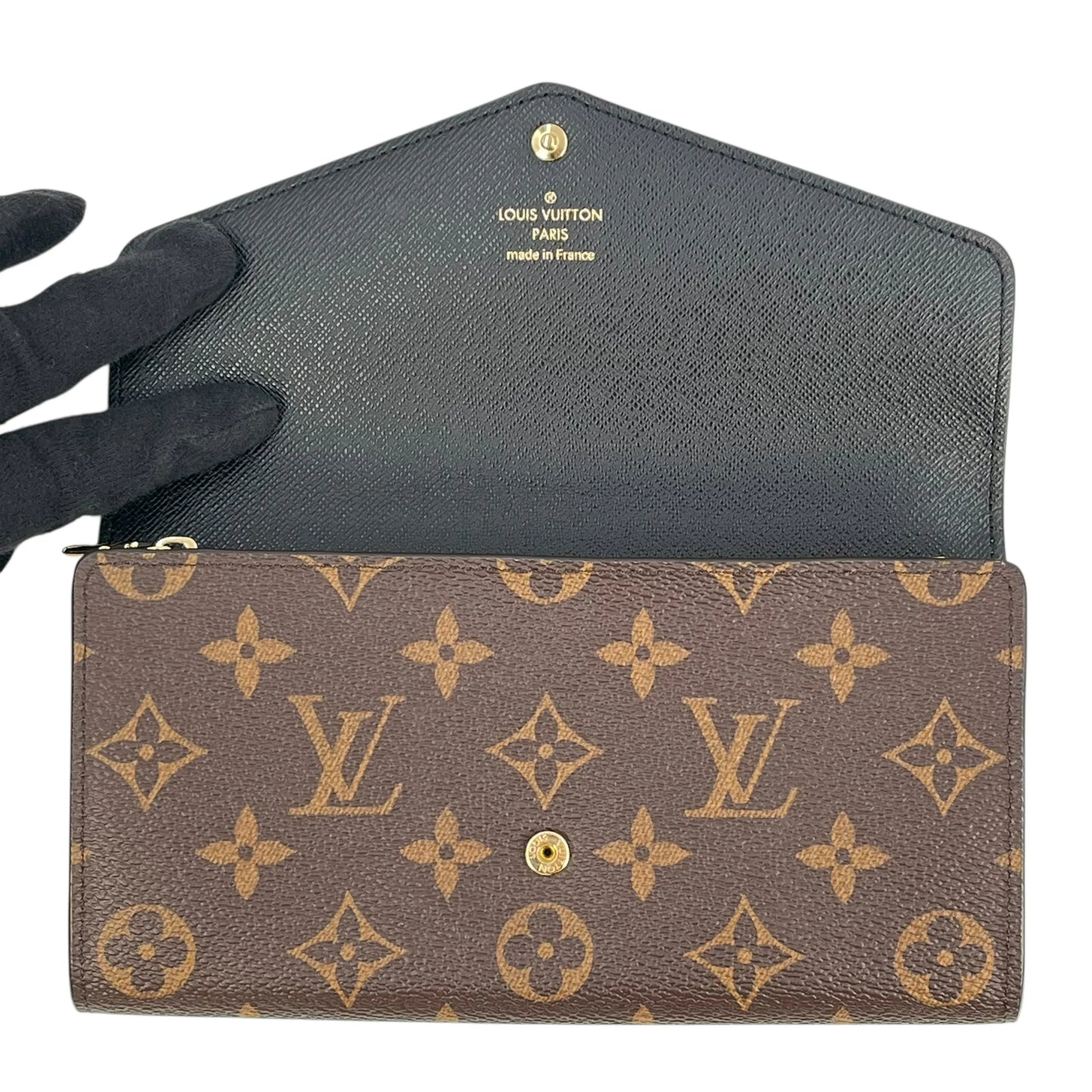 Louis Vuitton Monogram Giant Reverse Saleh Long Wallet - Brown
