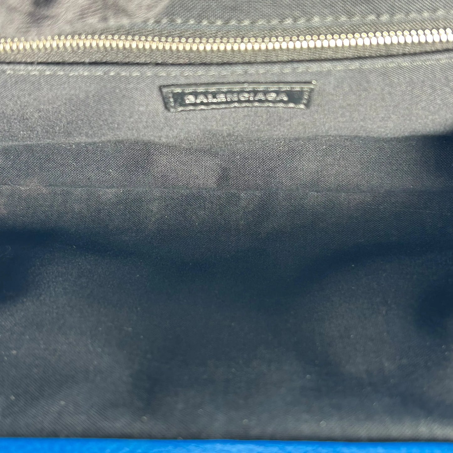 BALENCIAGA Cloud Shoulder Bag - Blue