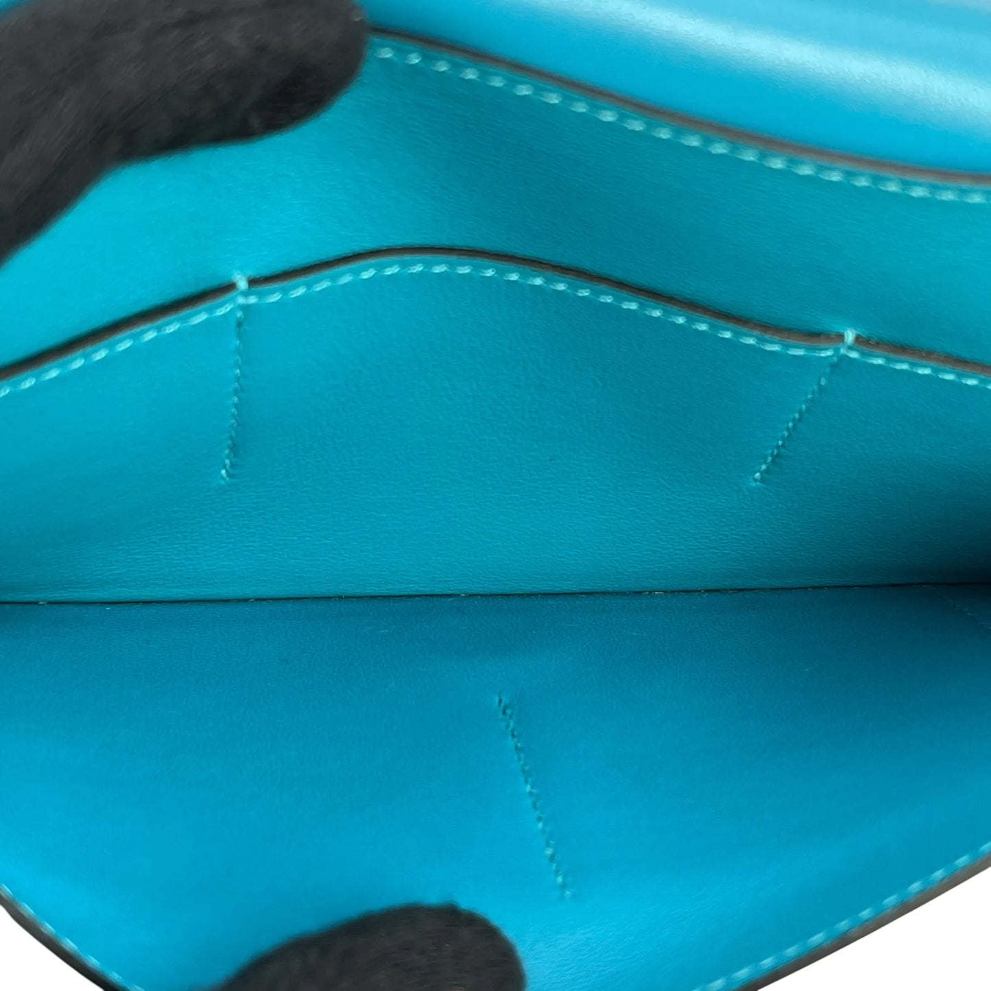 Hermes Dogon GM Bi-Fold Long Wallet - Turquoise