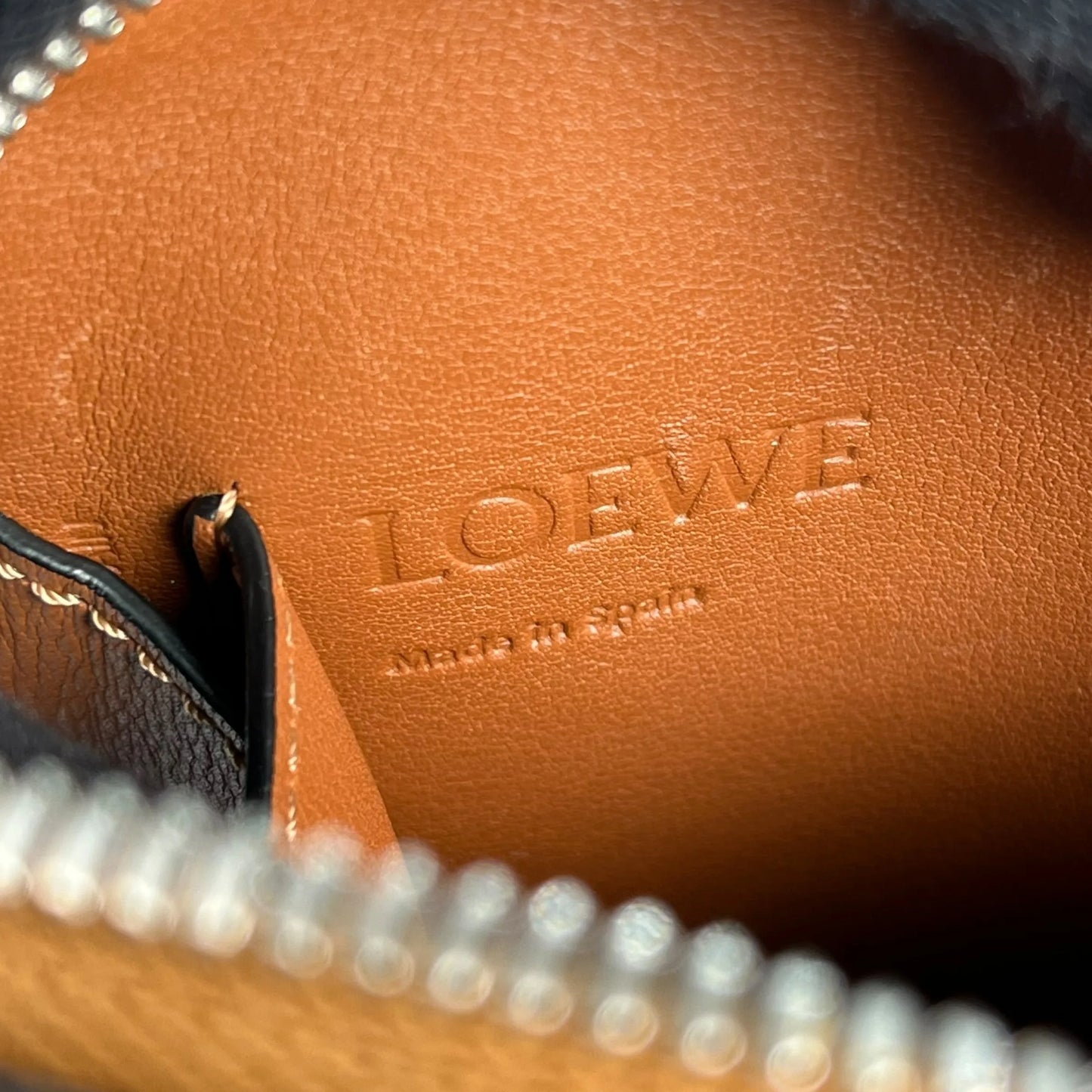 LOEWE Box Shoulder Bag Calfskin - Brown