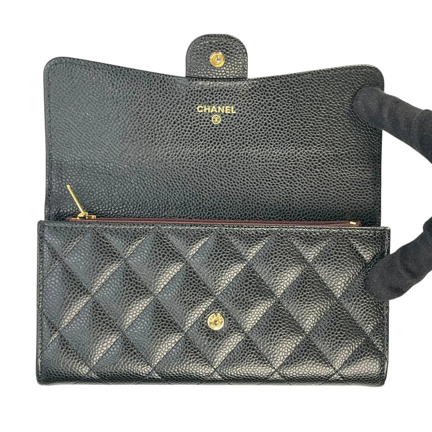 CHANEL Materasse Classic Caviarskin - Black