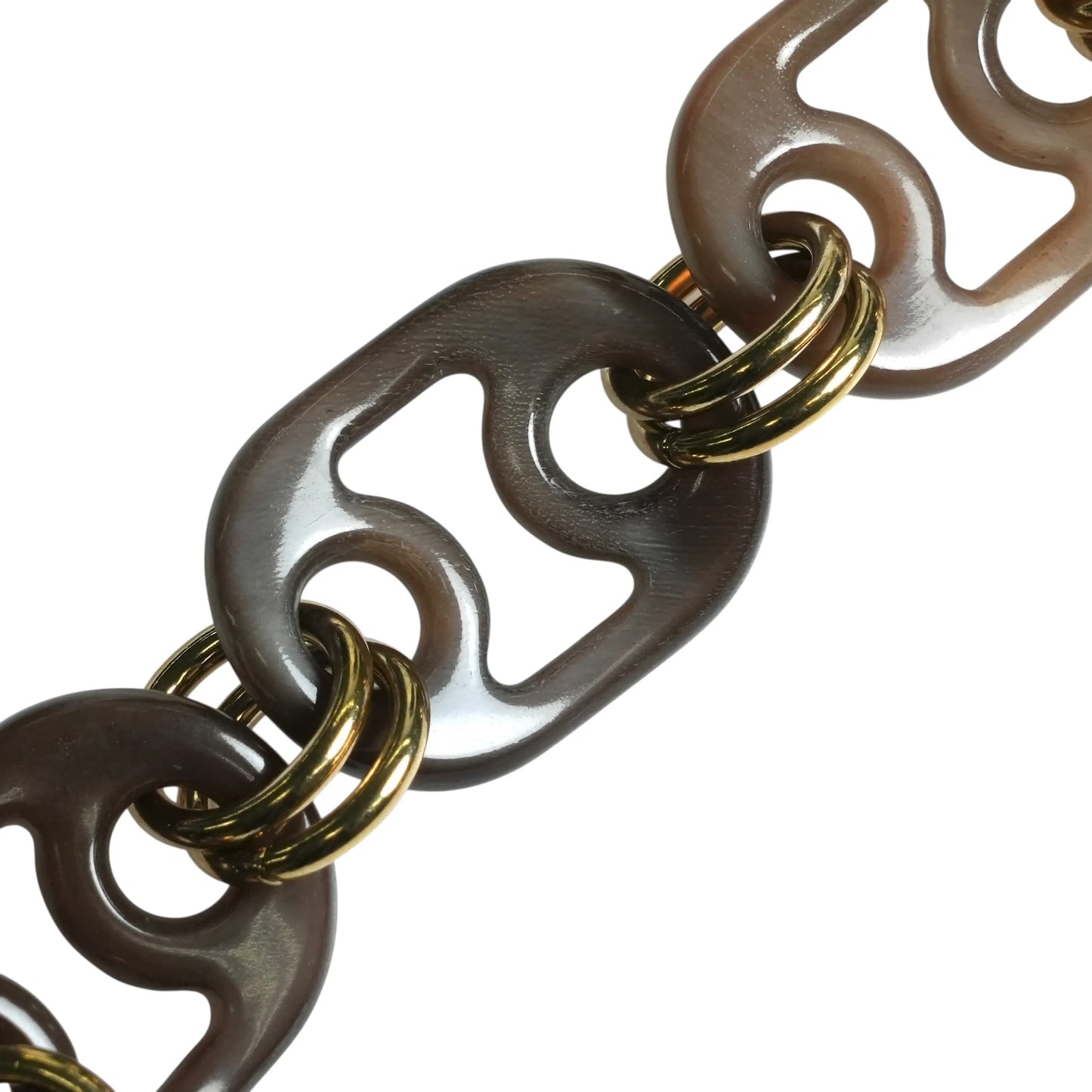 Hermès Eurydice Buffalo Horn Bracelet T2 - Gold Plated