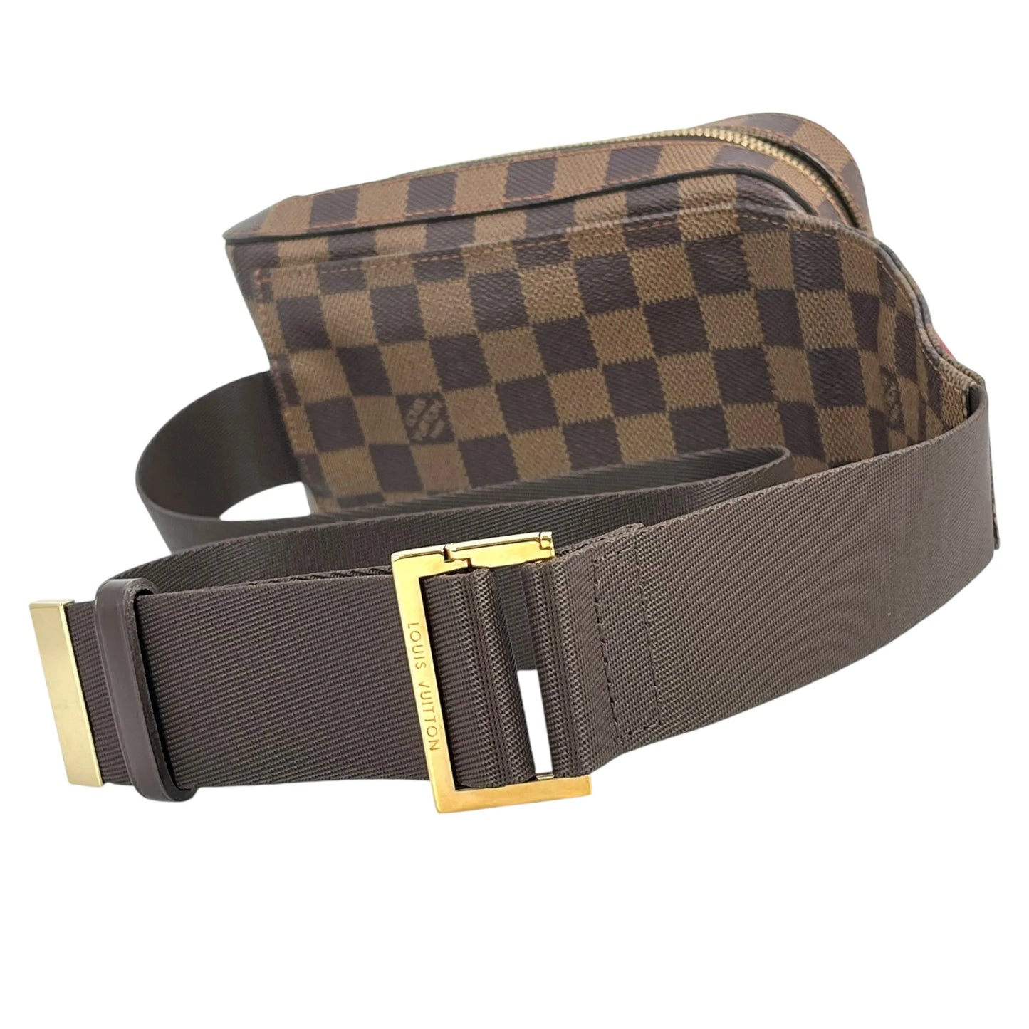 LOUIS VUITTON Geronimos Damier Ebene Waist Bag Body Bag - Brown