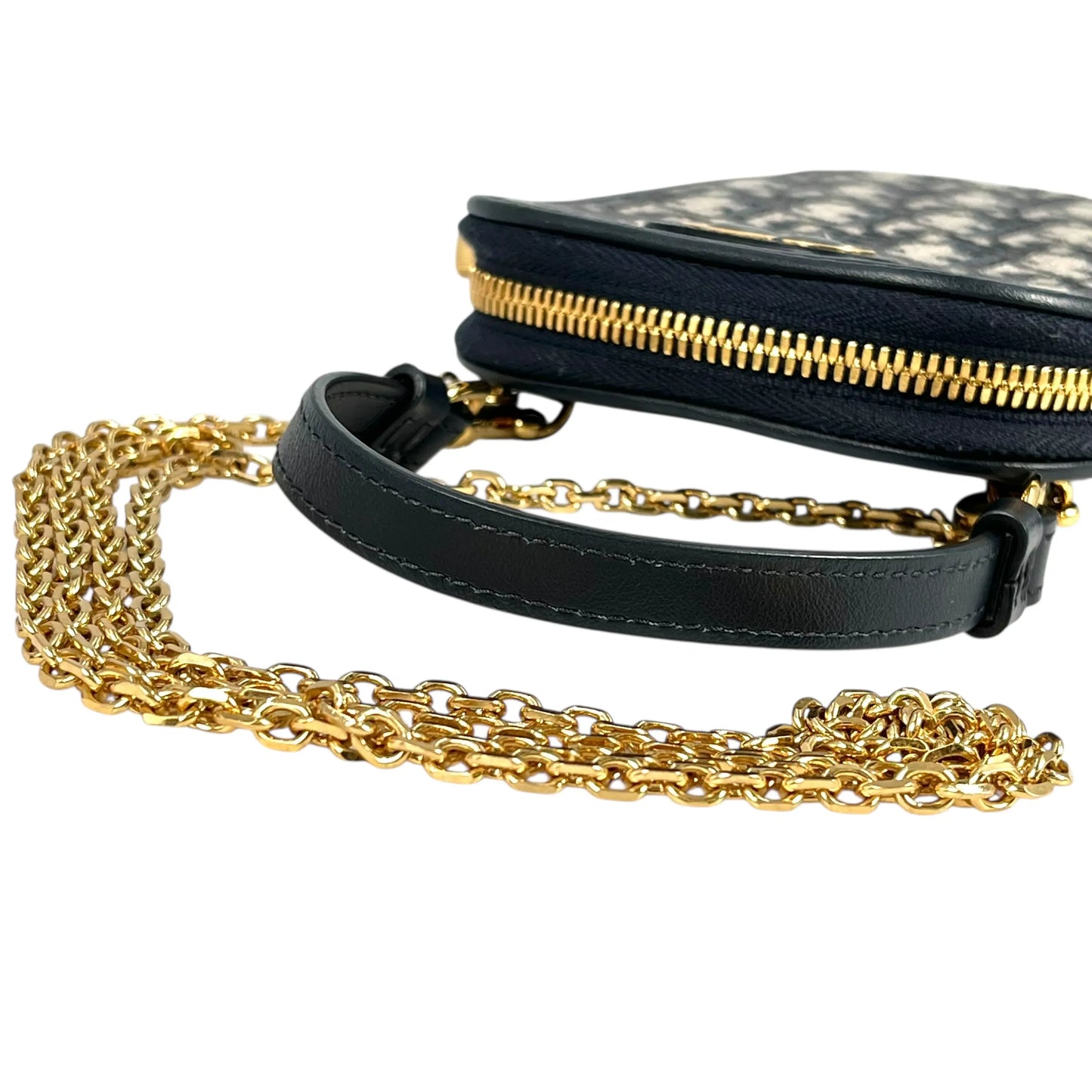 Christian Dior Montaigne Phone Case Chain Wallet - Navy