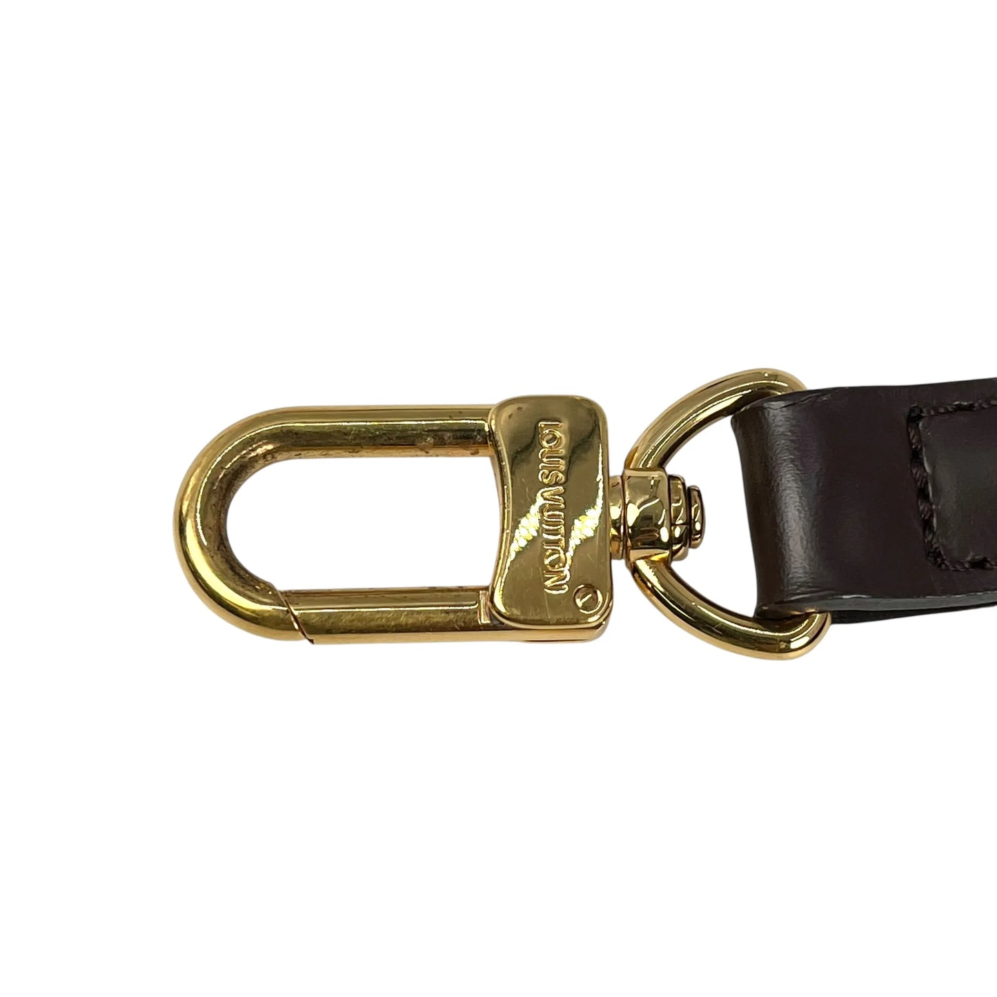 LOUIS VUITTON Leather Shoulder Strap - Darkbrown - 34941