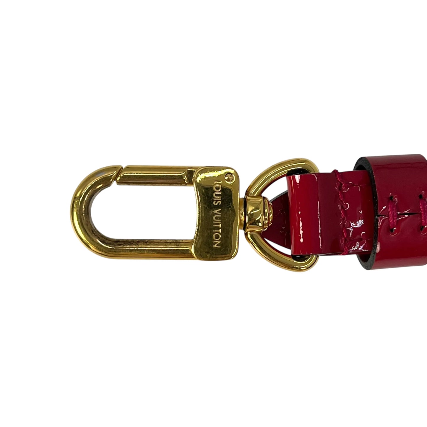 LOUIS VUITTON Vernis Shoulder Strap - Red