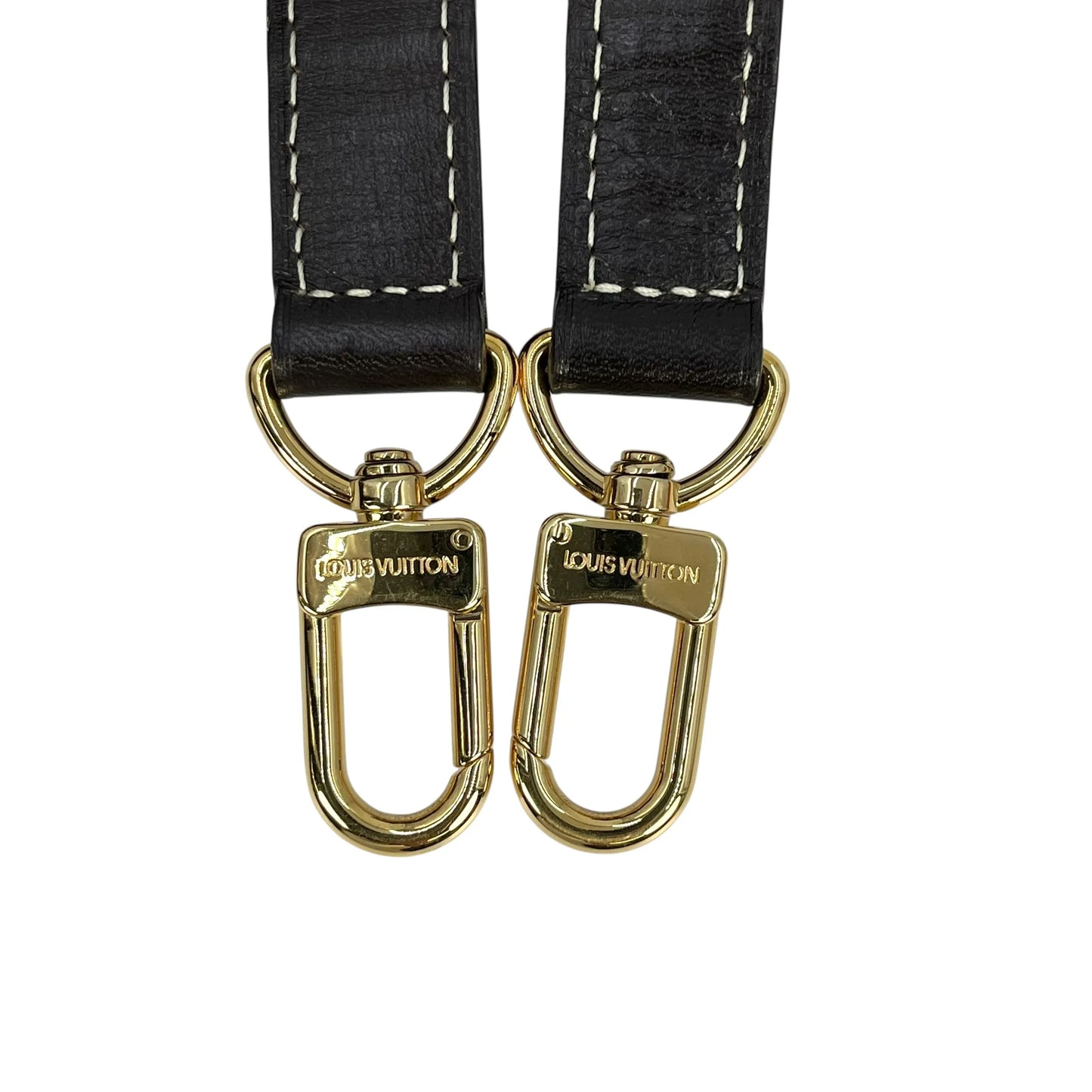 LOUIS VUITTON Leather Shoulder Strap - Darkbrown