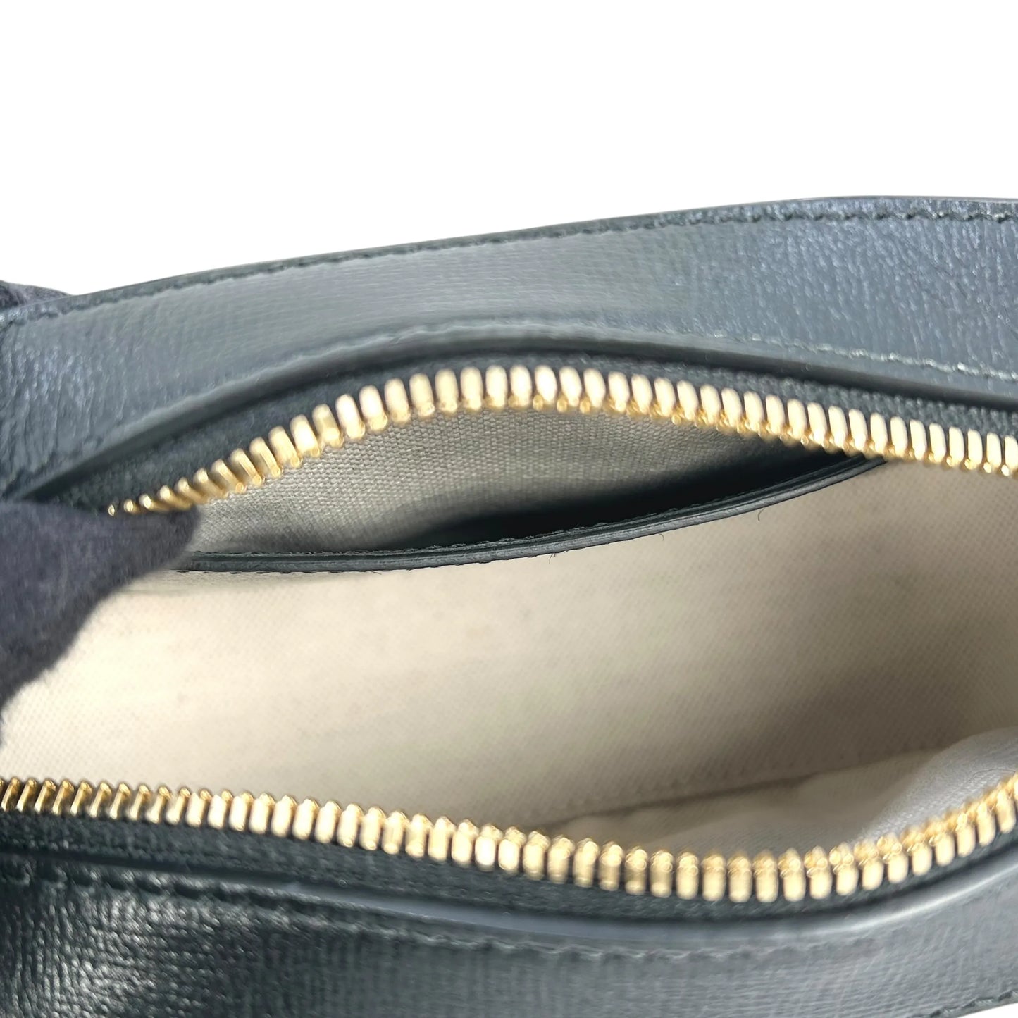 GUCCI Horsebit 1955 Leather Small Shoulder Bag - Black