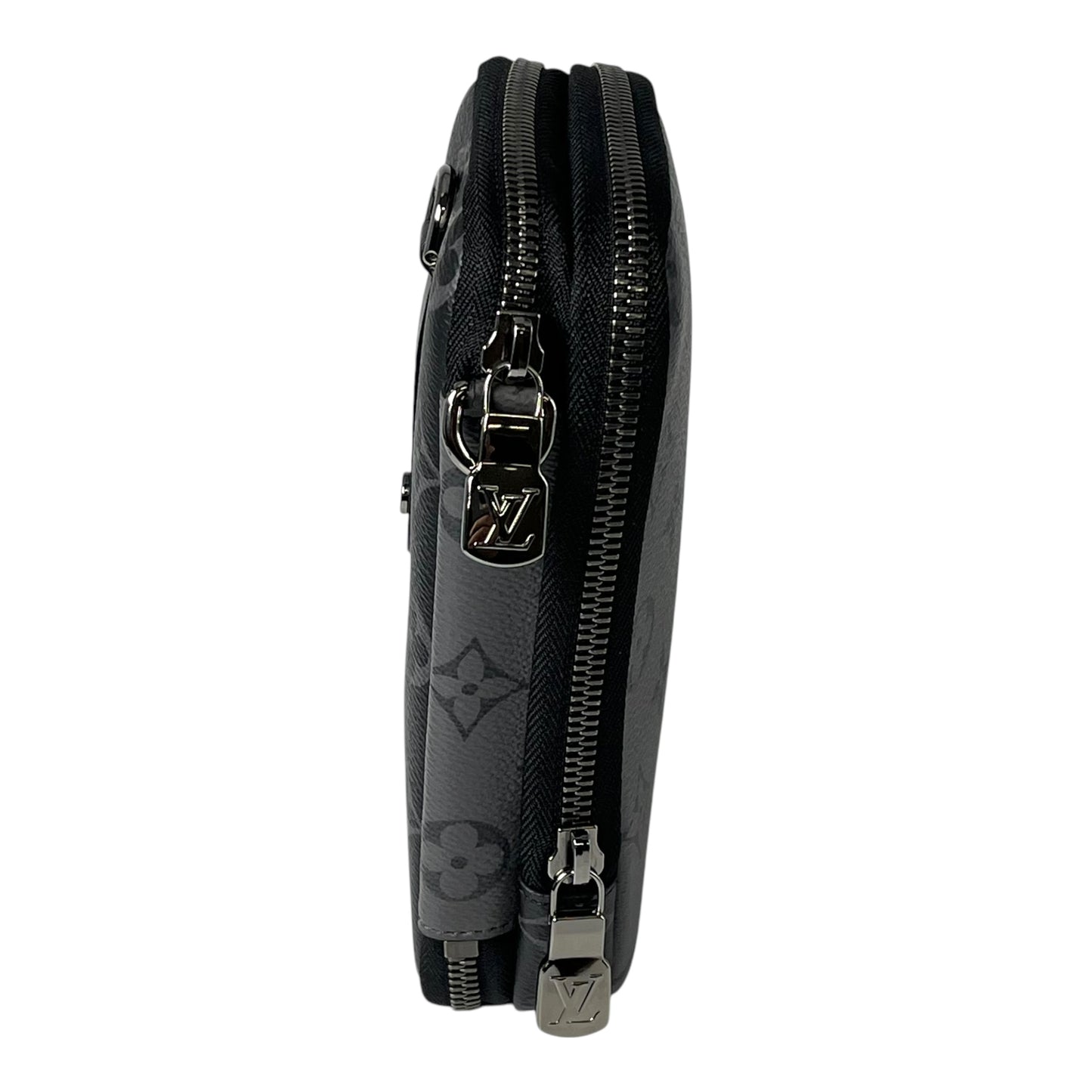 Louis Vuitton Double Phone Pouch Rev erse Monogram Eclipse
