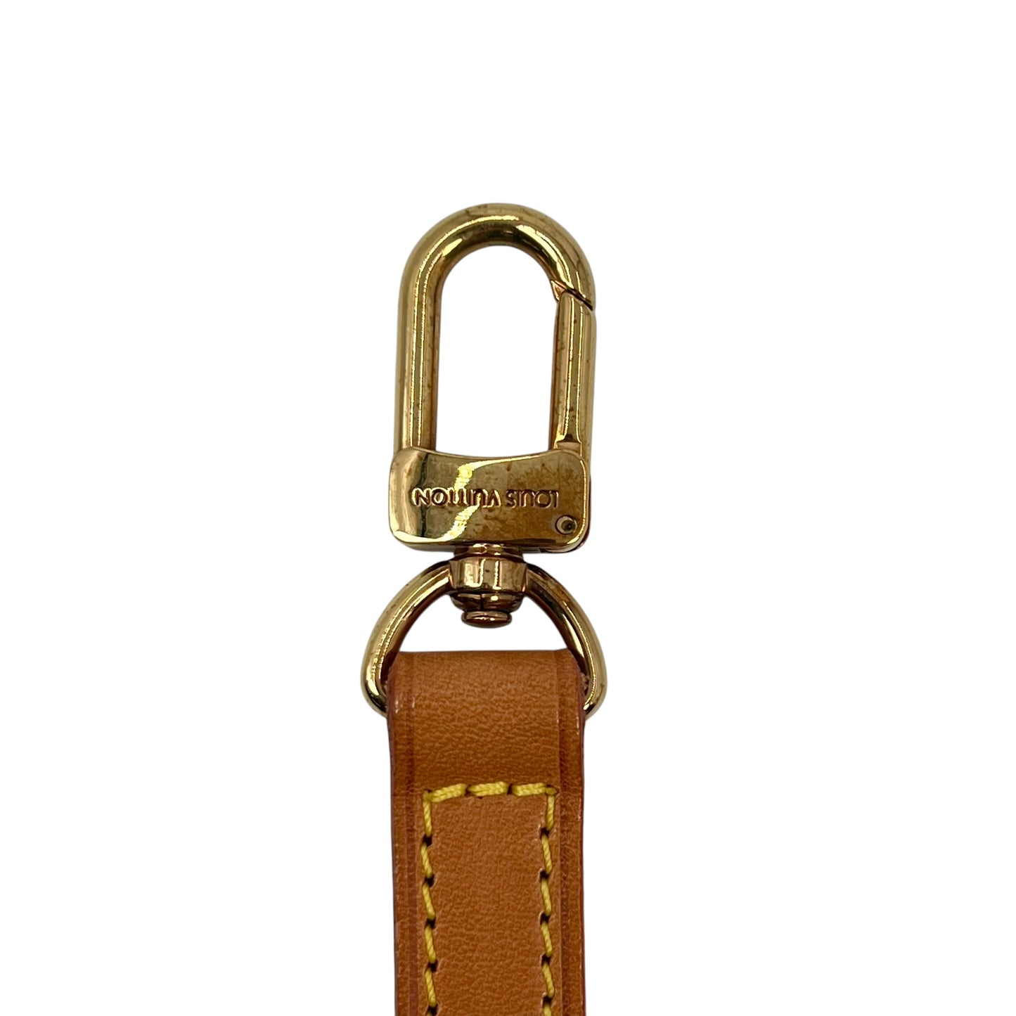 Louis Vuitton Brown Cowhide Leather Strap