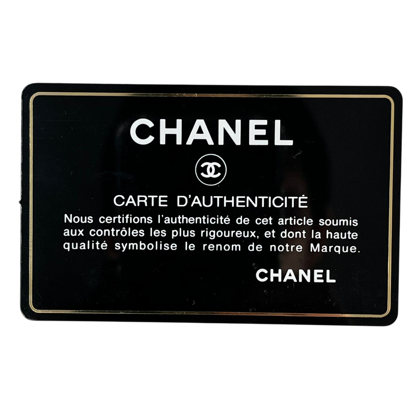 CHANEL Vstich Mademoiselle Tri-fold wallet