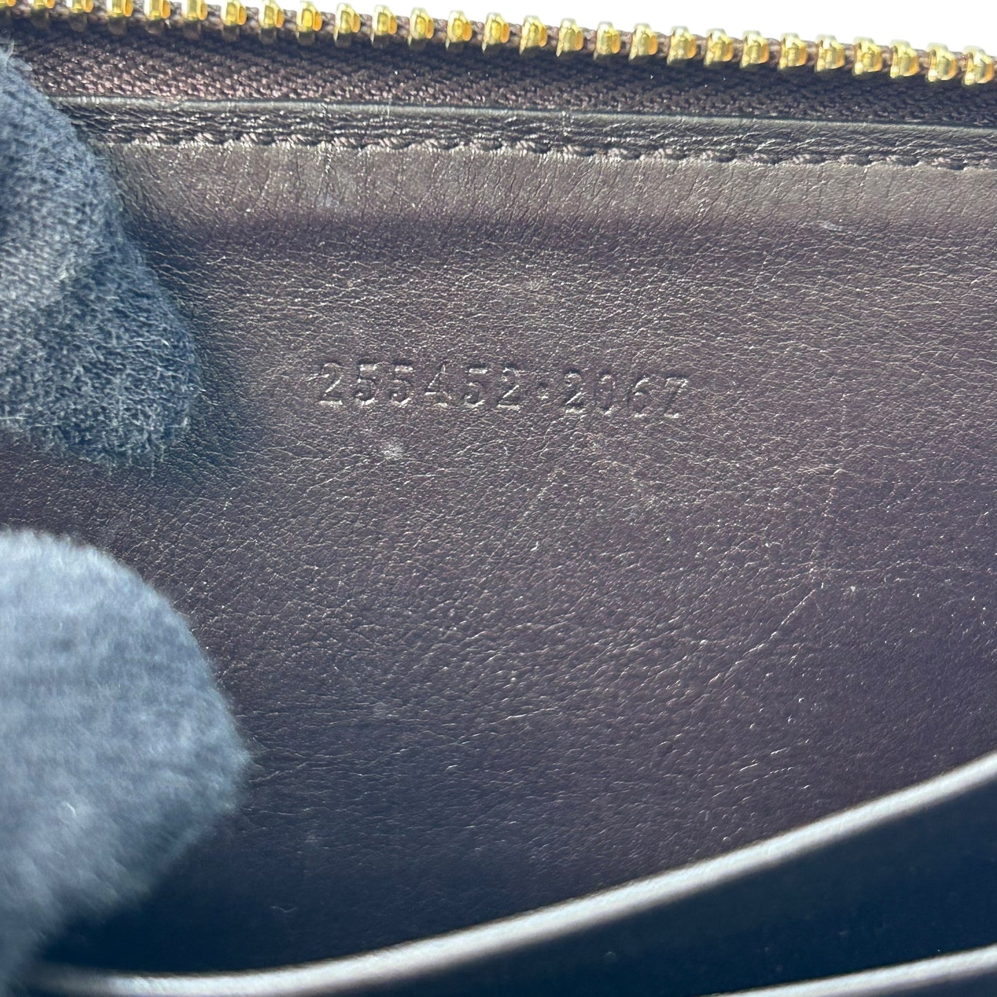 GUCCI Guccissima Coin Purse Wallet - Darkbrown