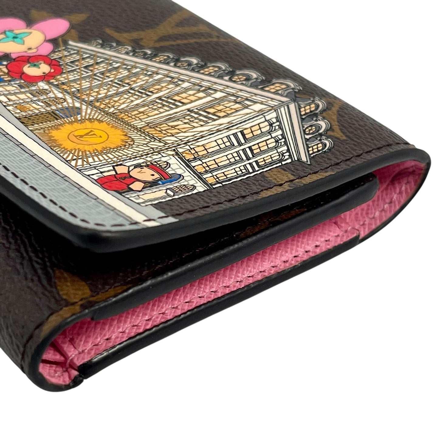 Louis Vuitton Monogram Portefeuille VIctorine Compact Wallet - Brown