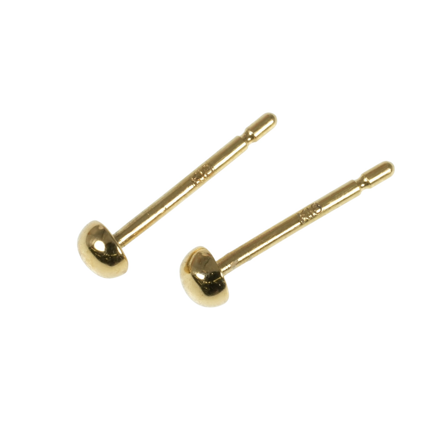 K18 Yellowgold Diamond Heart Earring
