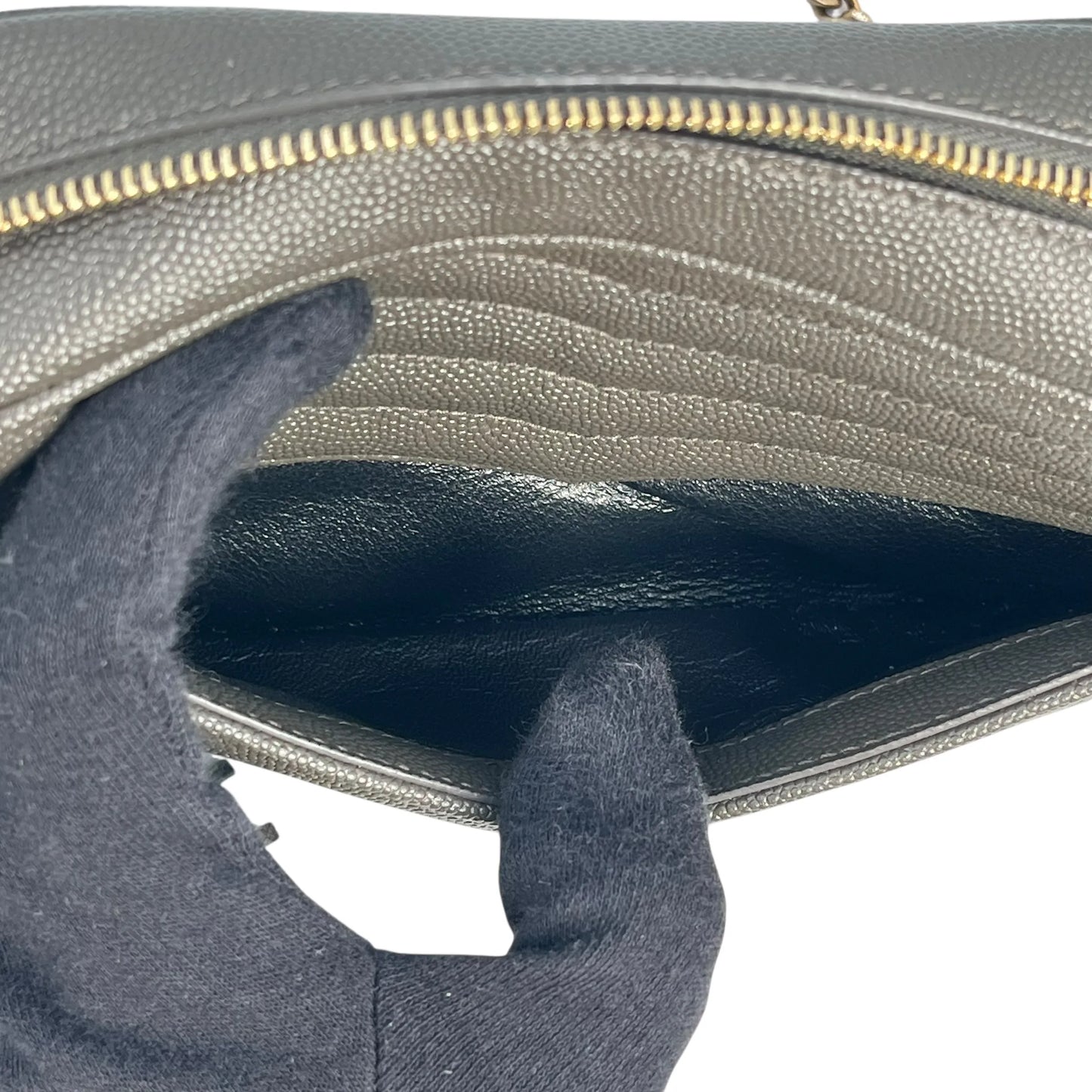 Saint Laurent Lou Mini Shoulder Bag - Darkgray