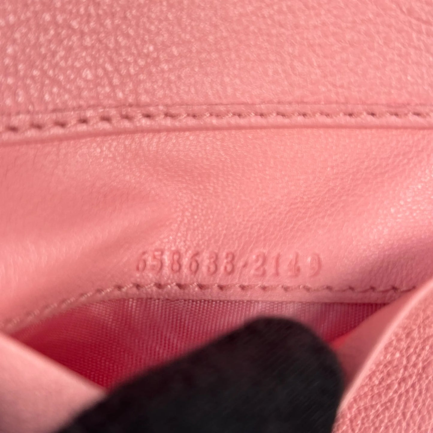 GUCCI GG marmont Bamboo Compact Wallet - Pink
