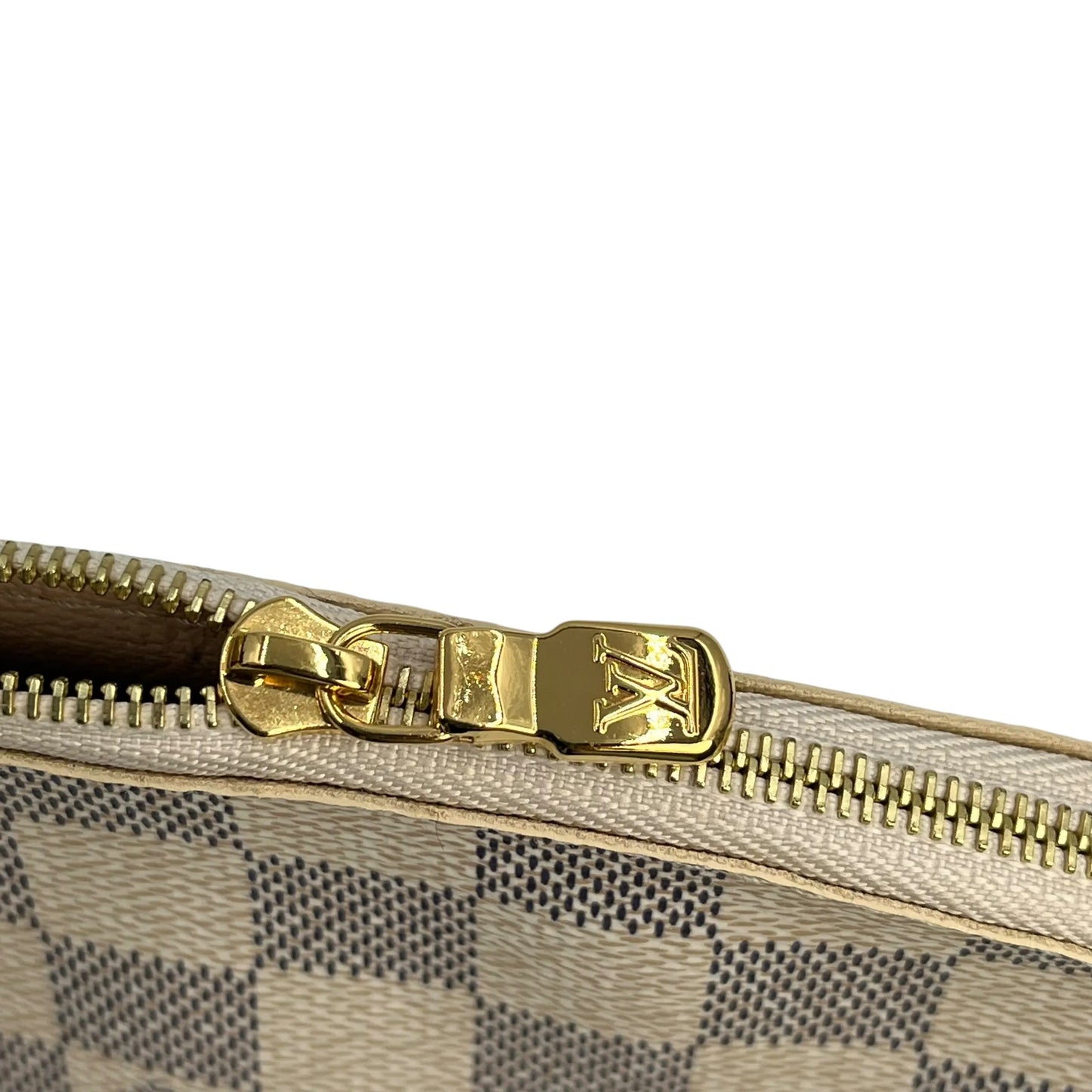 Louis Vuitton Damier Azur Pochette Cosmetic Pouch - White