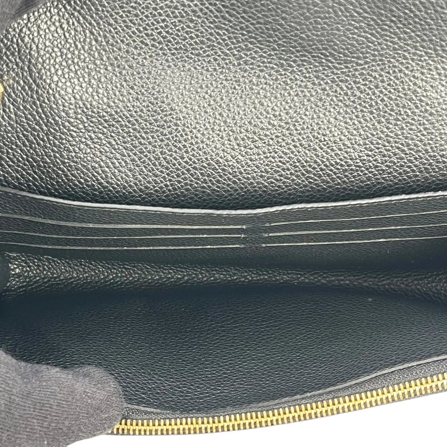 Louis Vuitton Empreinte Pochette Saint Germain Chain Shoulder Wallet - Black