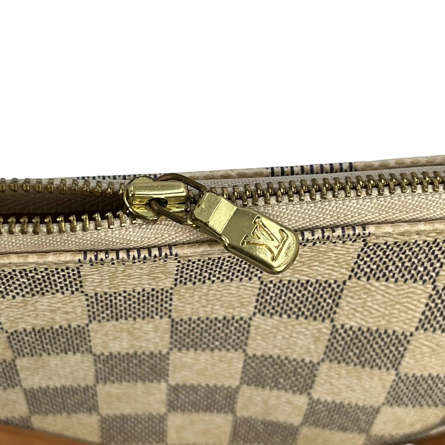 Louis Vuitton Damier Azur Pochette Accessories Pouch - White