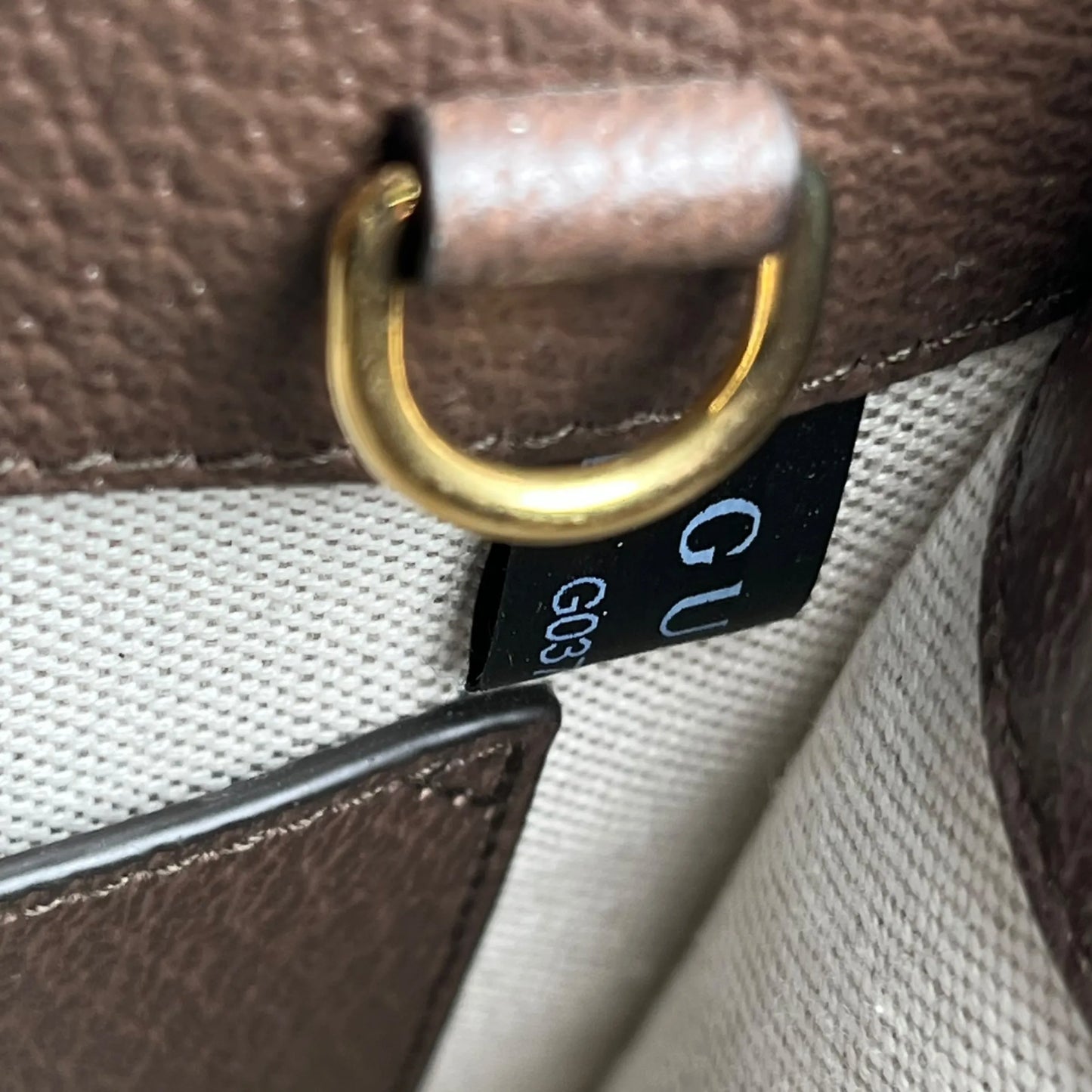 GUCCI Jumbo GG Mini Hand Bag Shoulder Bag - Brown