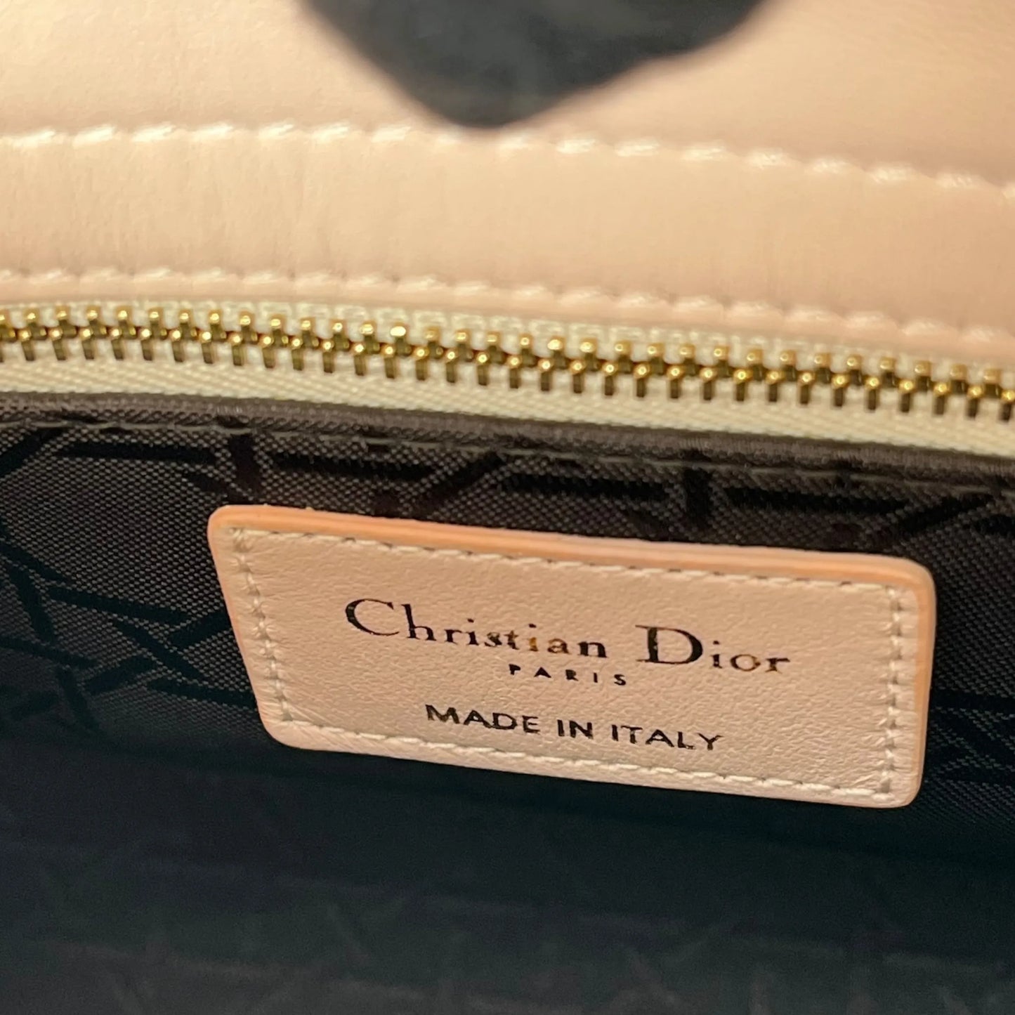 Dior Small Lady Dior My ABCDior Leather Hand Bag - Pink