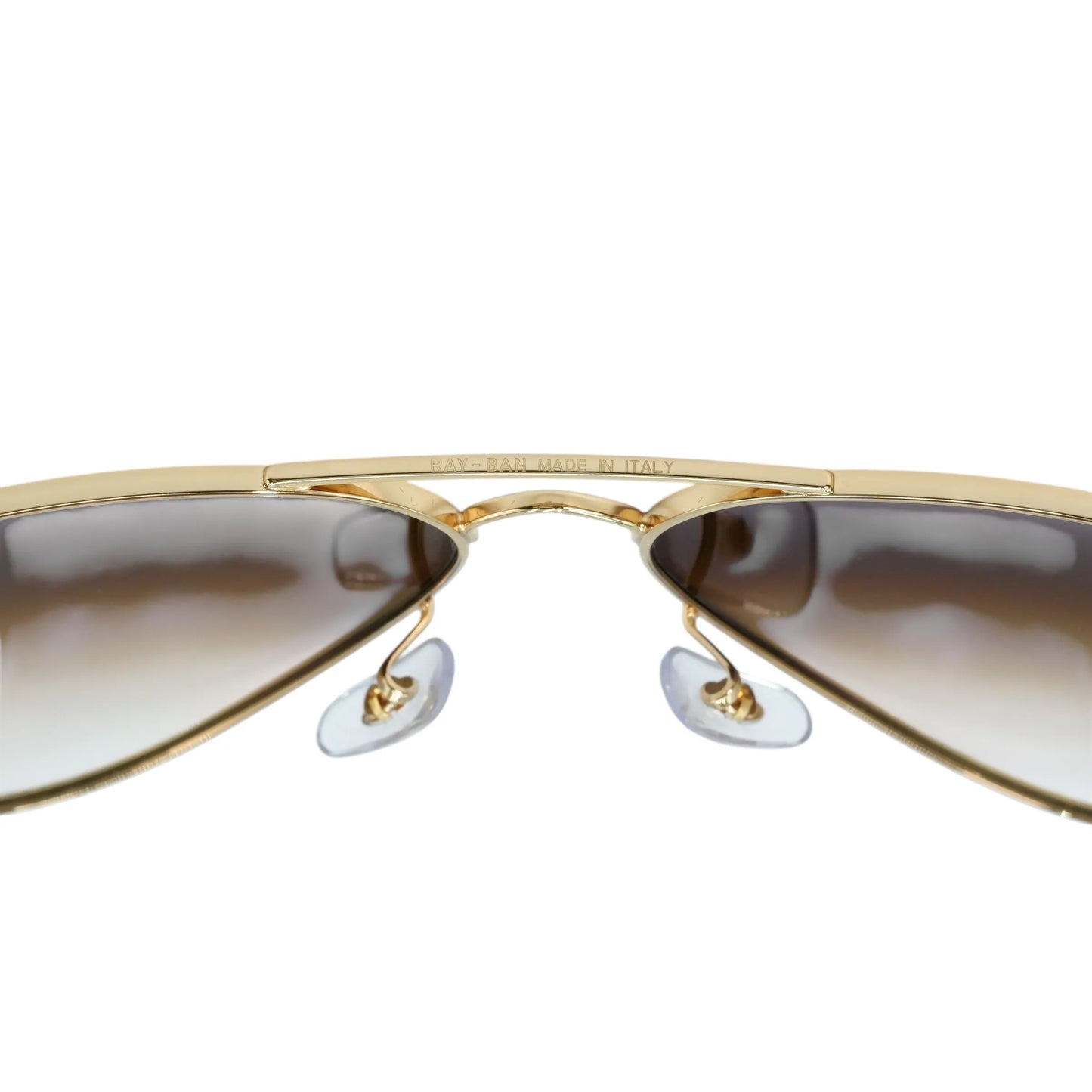 Ray-Ban Gold Frame Sunglasses - Brown - 34070