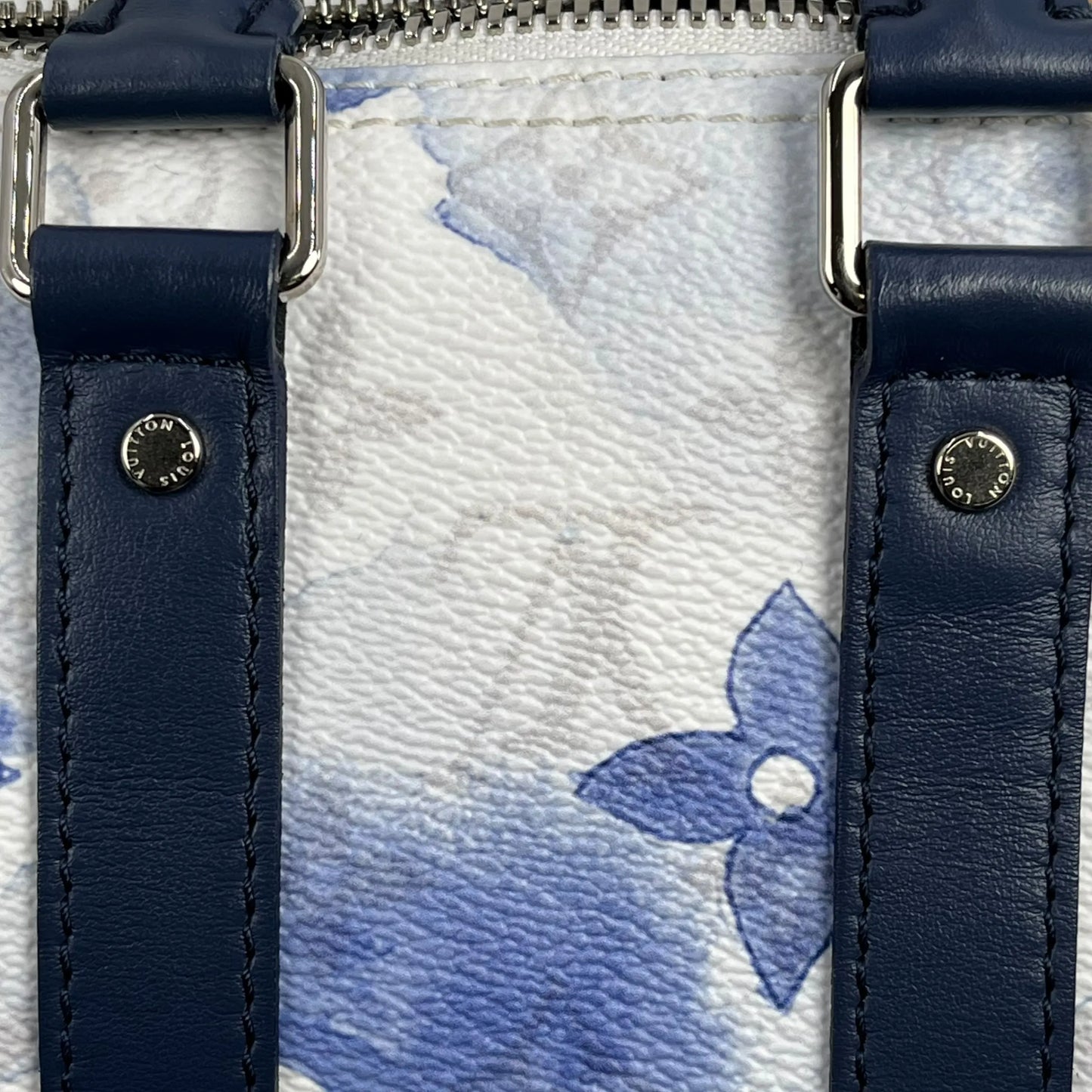 Louis Vuitton Monogram Watercolor Keepall XS Shoulder Bag Mini Bag - White × Blue