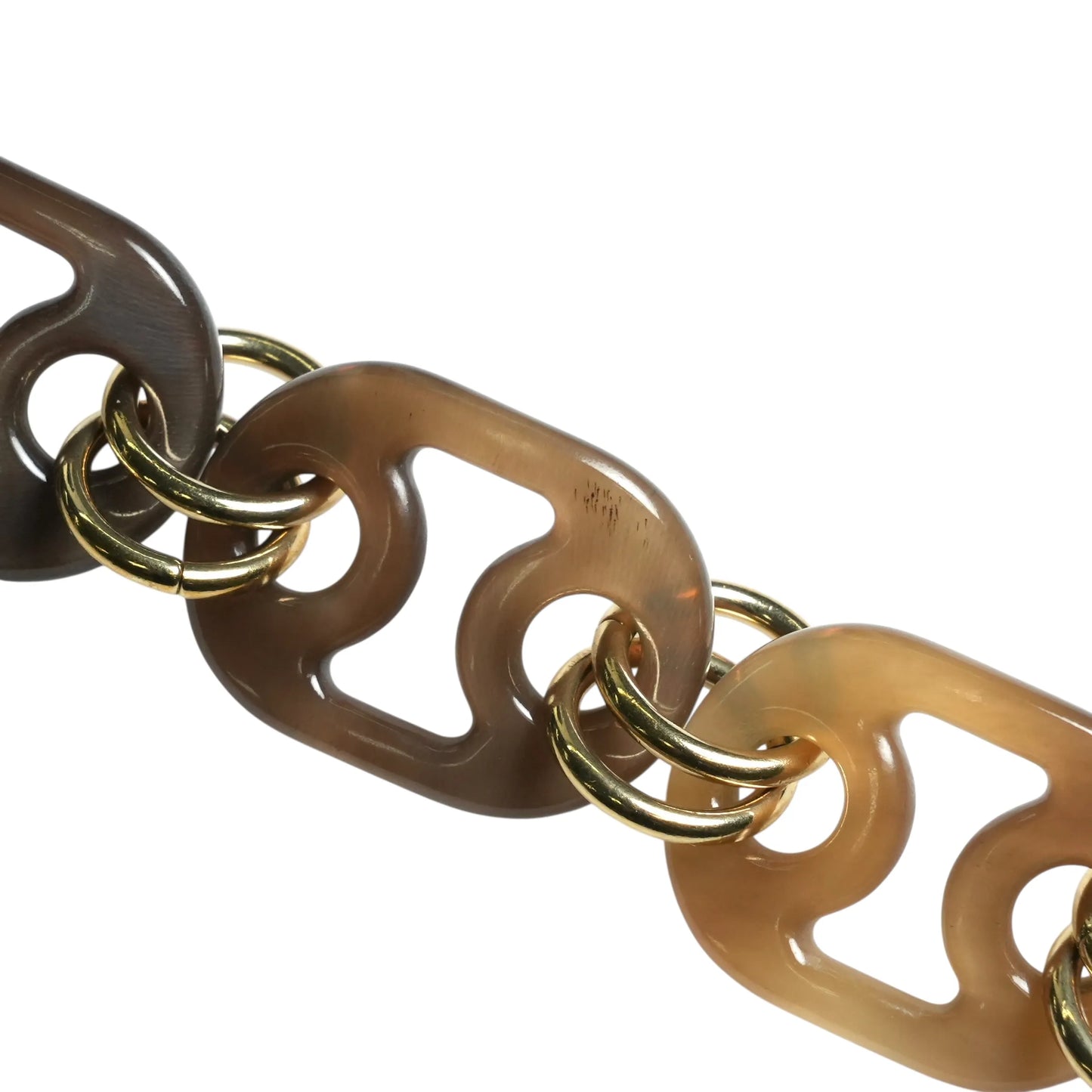 Hermès Eurydice Buffalo Horn Bracelet T2 - Gold Plated