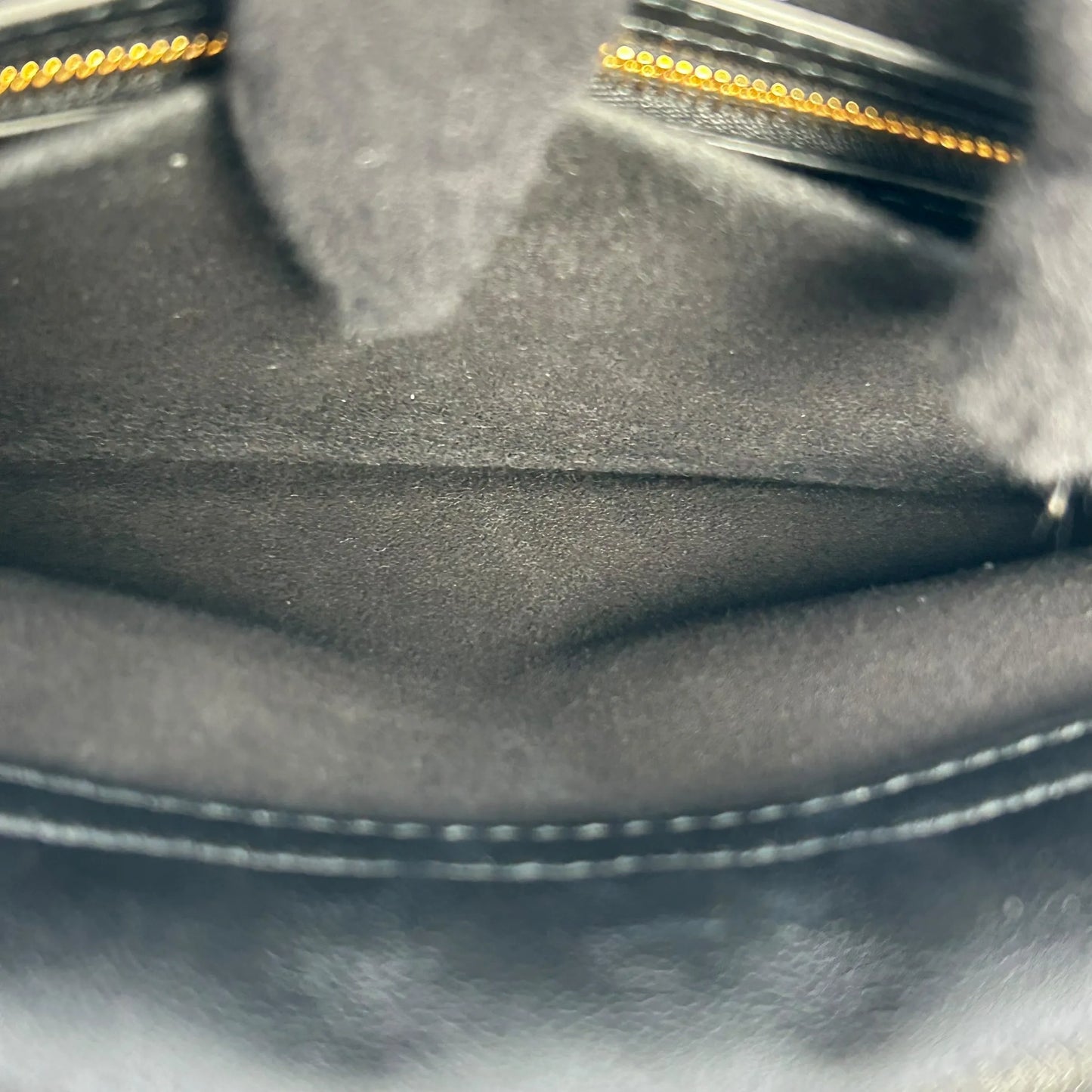 Christian Dior Jolie Top Handle Bag Calfskin Hand Bag Shoulder Bag - Black
