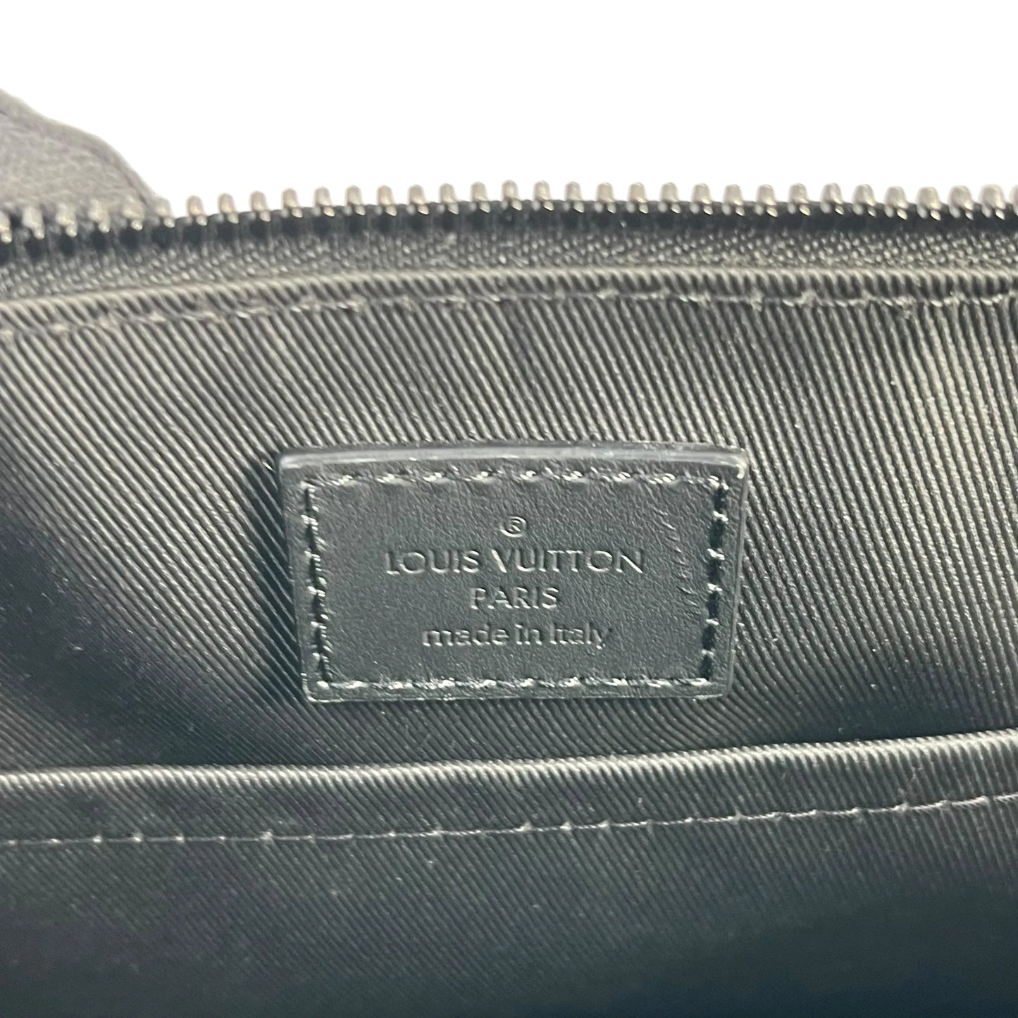LOUIS VUITTON City Keepall Monogram Seal Shoulder Bag - Black