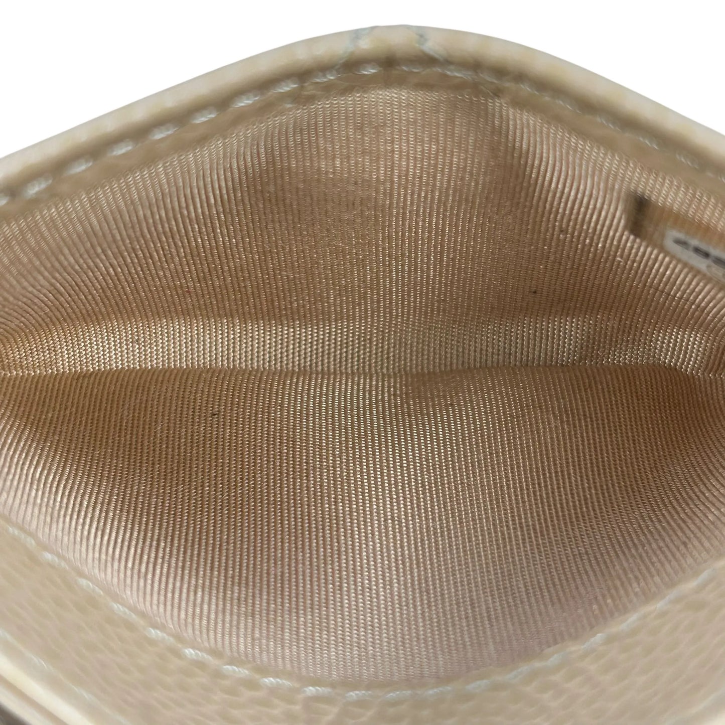 CHANEL Caviarskin Classic Flap Card Case - Beige